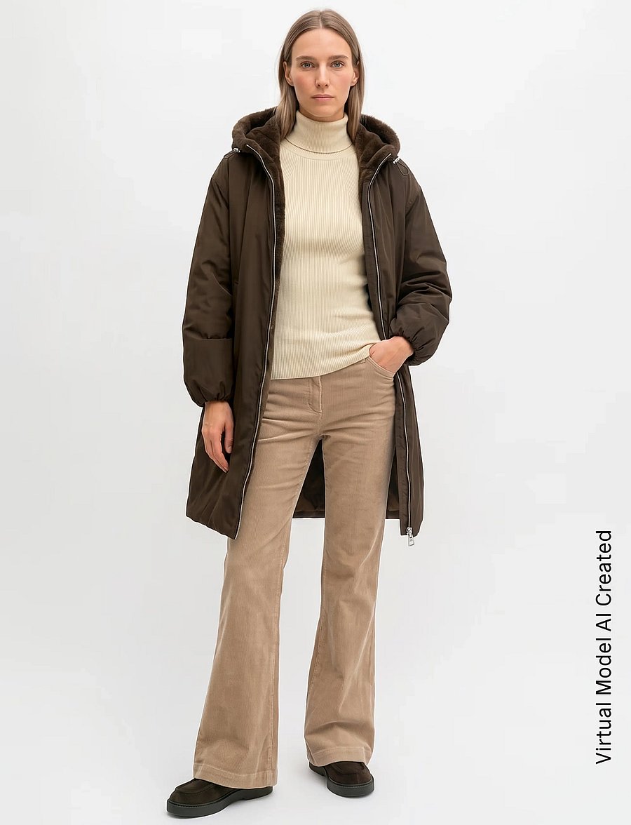 Marc O'Polo - Woven Outdoor Coats - parka coats - burnt coffee - 5