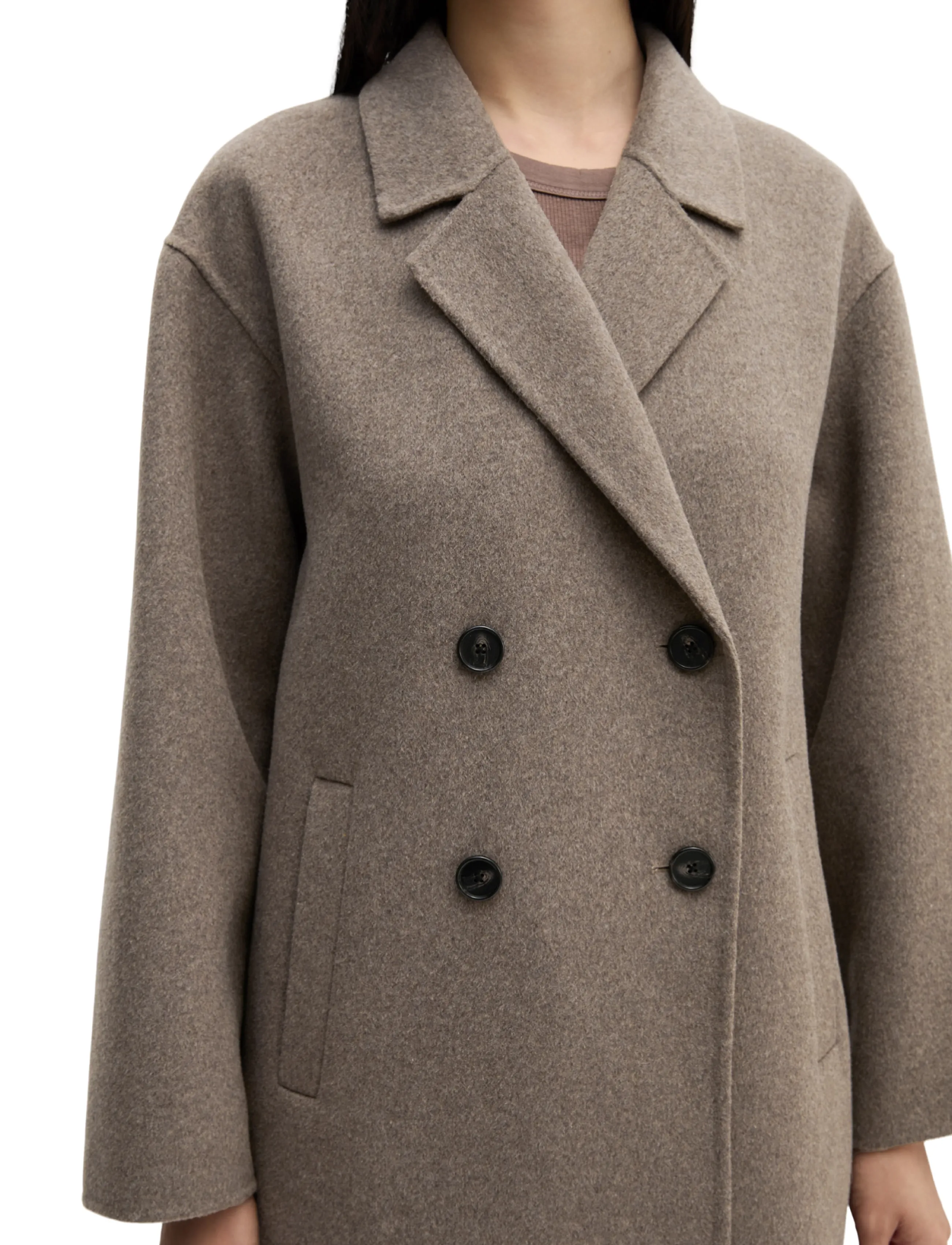 Marc O'Polo - Woven Outdoor Coats - stone taupe melange - 3