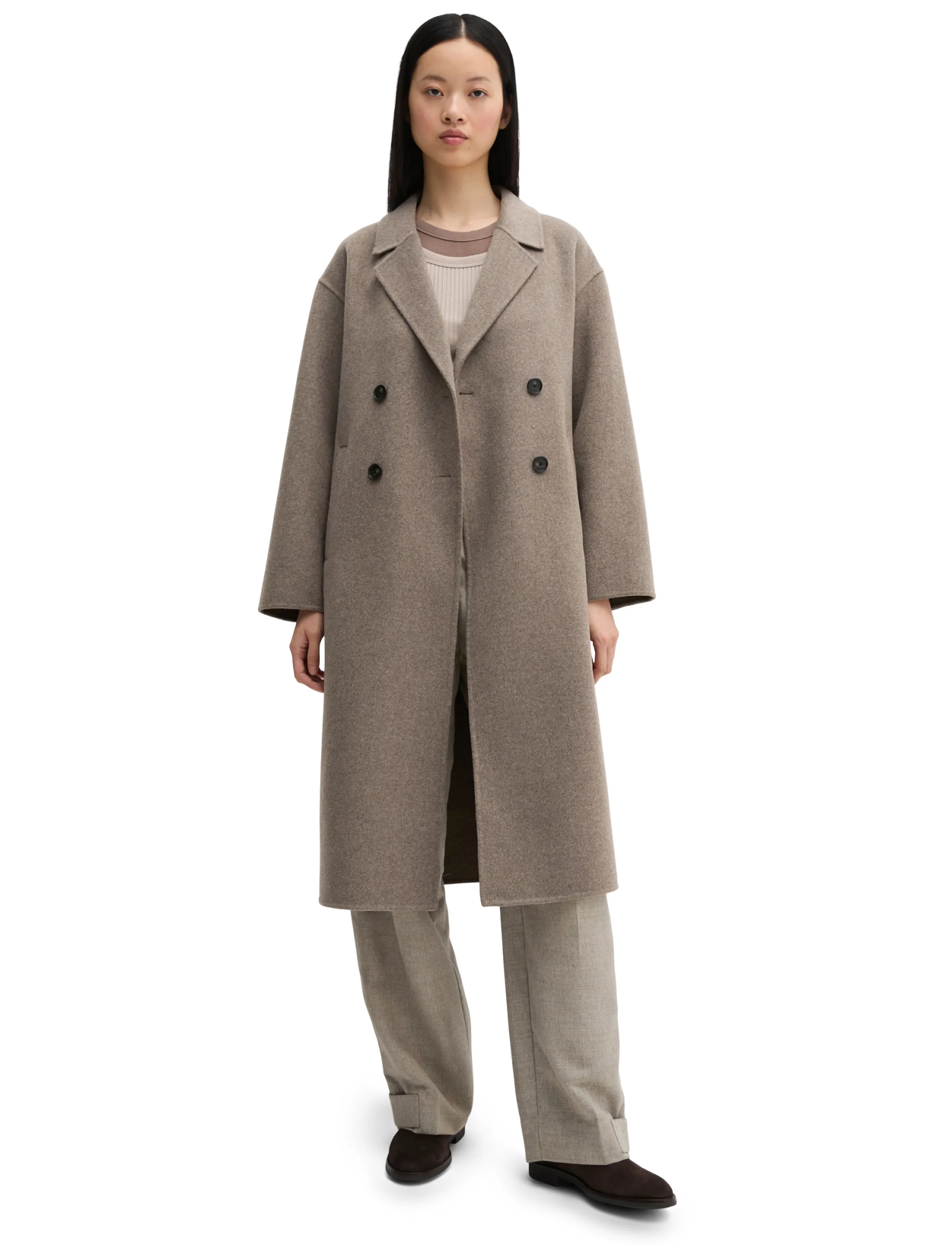 Marc O'Polo - Woven Outdoor Coats - stone taupe melange - 4
