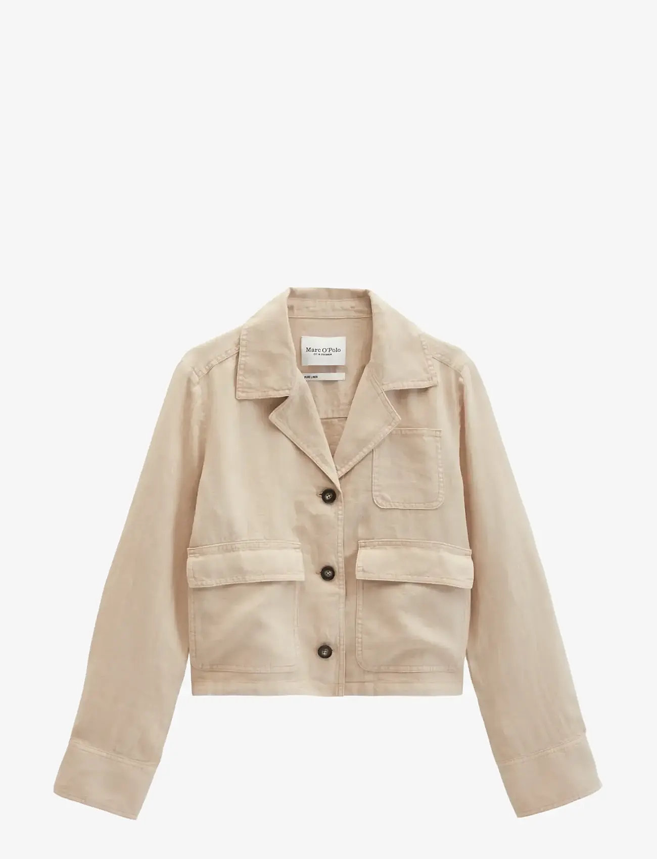 Marc O'Polo - Woven Overshirts - forårsjakker - sandpaper - 1