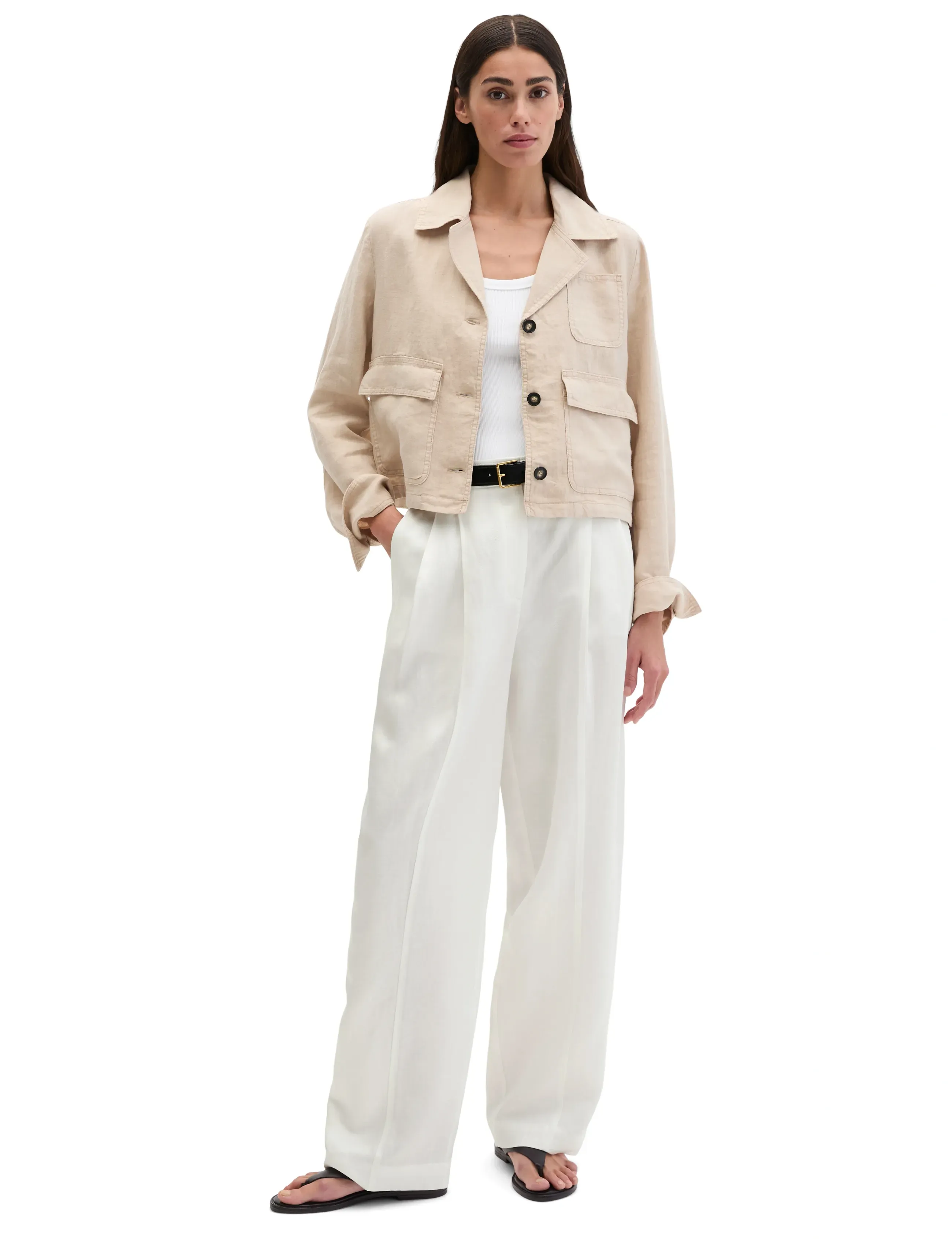 Marc O'Polo - Woven Overshirts - tunna jackor - sandpaper - 4