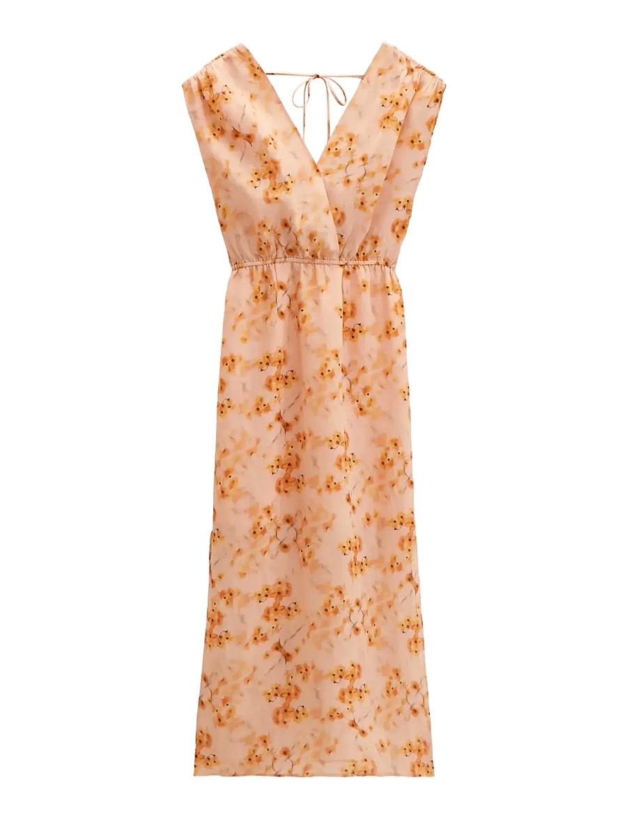 Marc O'Polo - Woven Dresses - sommarklänningar - bright orange_multi_01 - 1