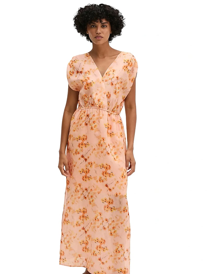 Marc O'Polo - Woven Dresses - summer dresses - bright orange_multi_01 - 0