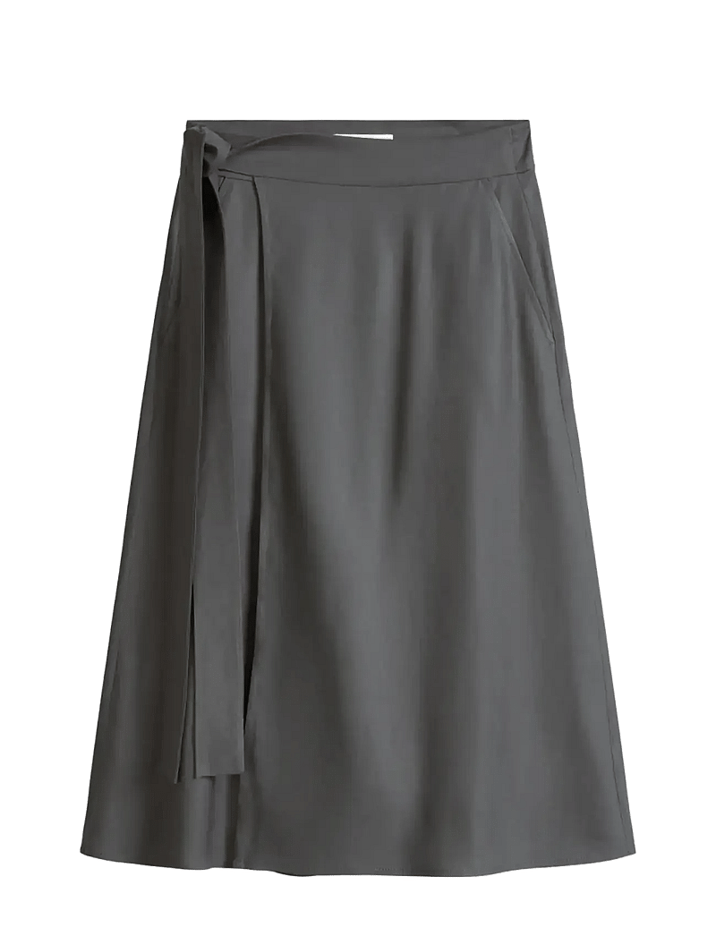 Marc O'Polo - Woven Skirts - wrap skirts - oxide grey - 1