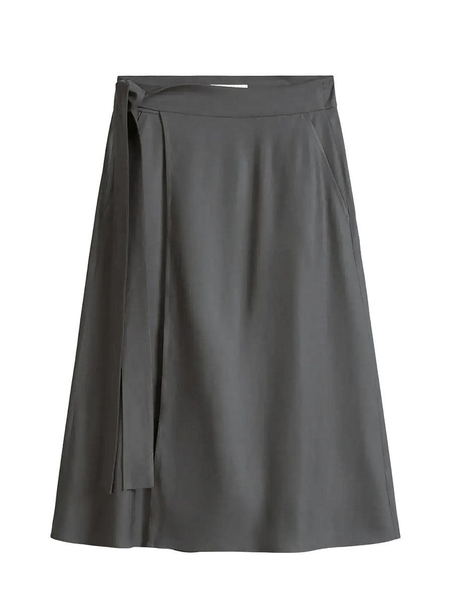 Marc O'Polo - Woven Skirts - wrap skirts - oxide grey - 1