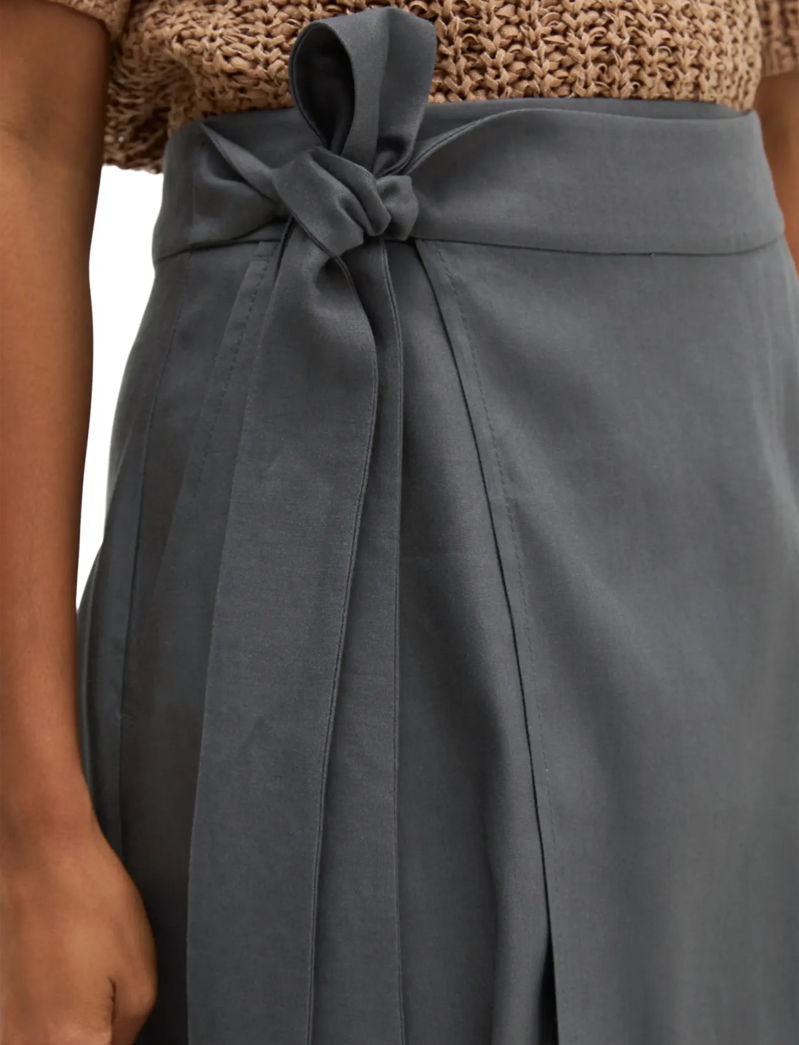 Marc O'Polo - Woven Skirts - wrap skirts - oxide grey - 3