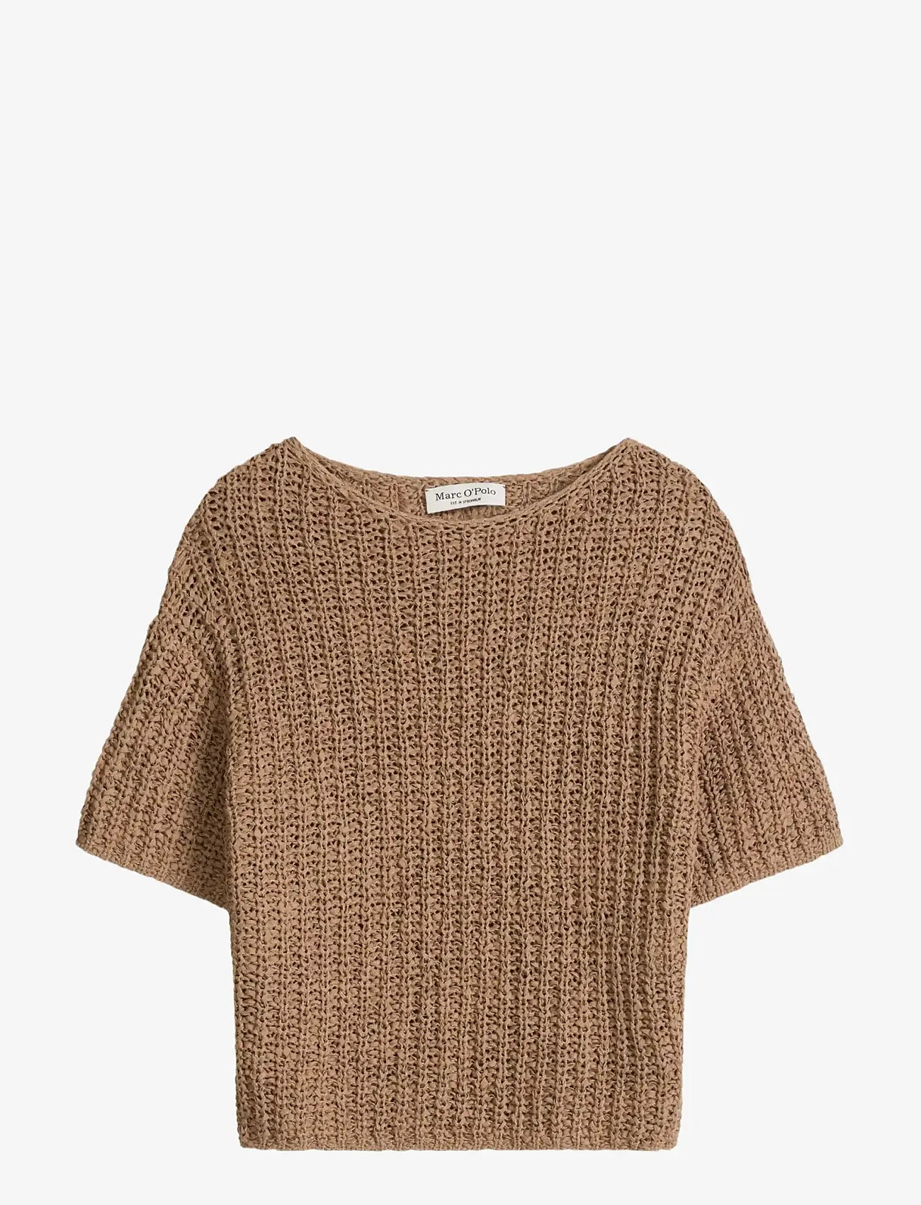 Marc O'Polo - Knit Pullovers Shortsleeve - sviitrid - burnt brown - 1