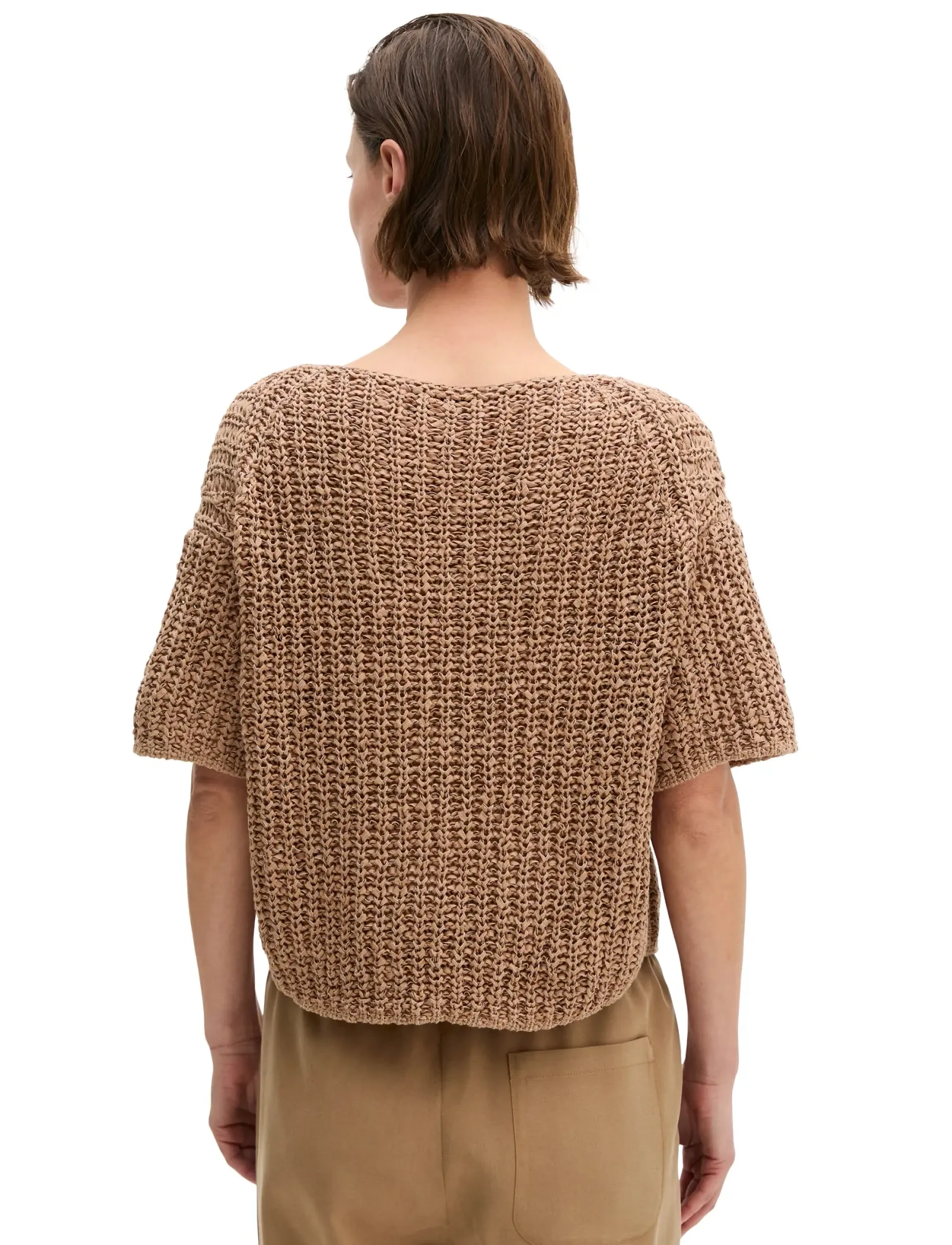 Marc O'Polo - Knit Pullovers Shortsleeve - pullover - burnt brown - 2