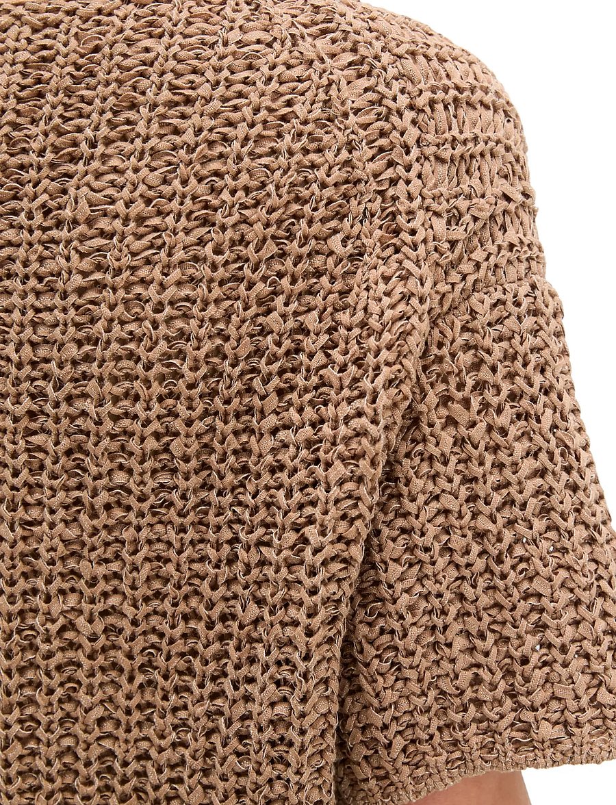 Marc O'Polo - Knit Pullovers Shortsleeve - pullover - burnt brown - 3