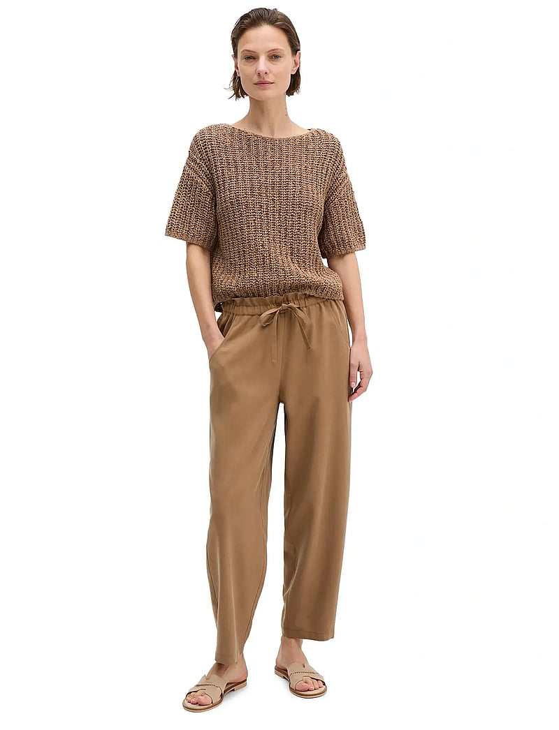 Marc O'Polo - Knit Pullovers Shortsleeve - sviitrid - burnt brown - 4