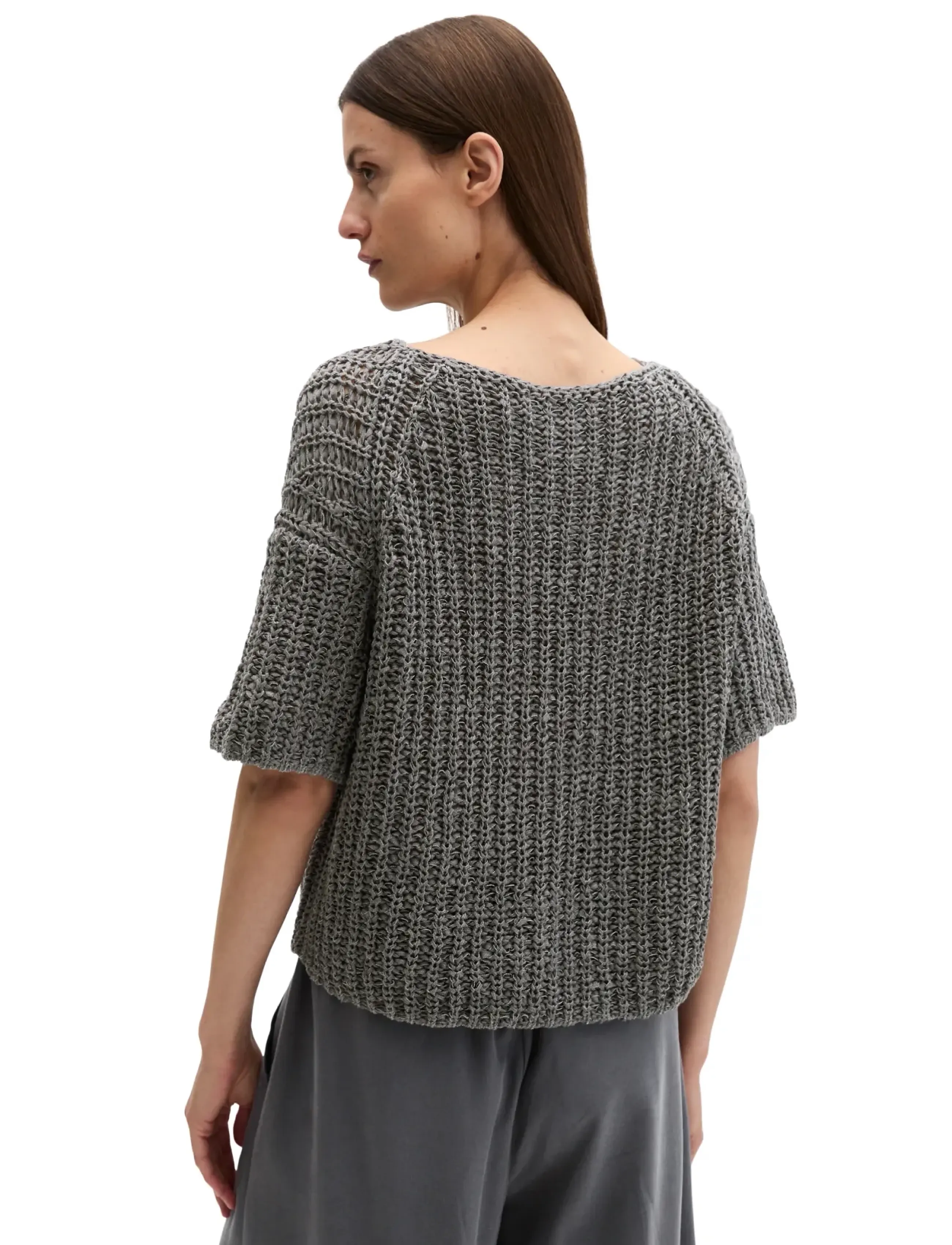 Marc O'Polo - Knit Pullovers Shortsleeve - pullover - oxide grey - 2