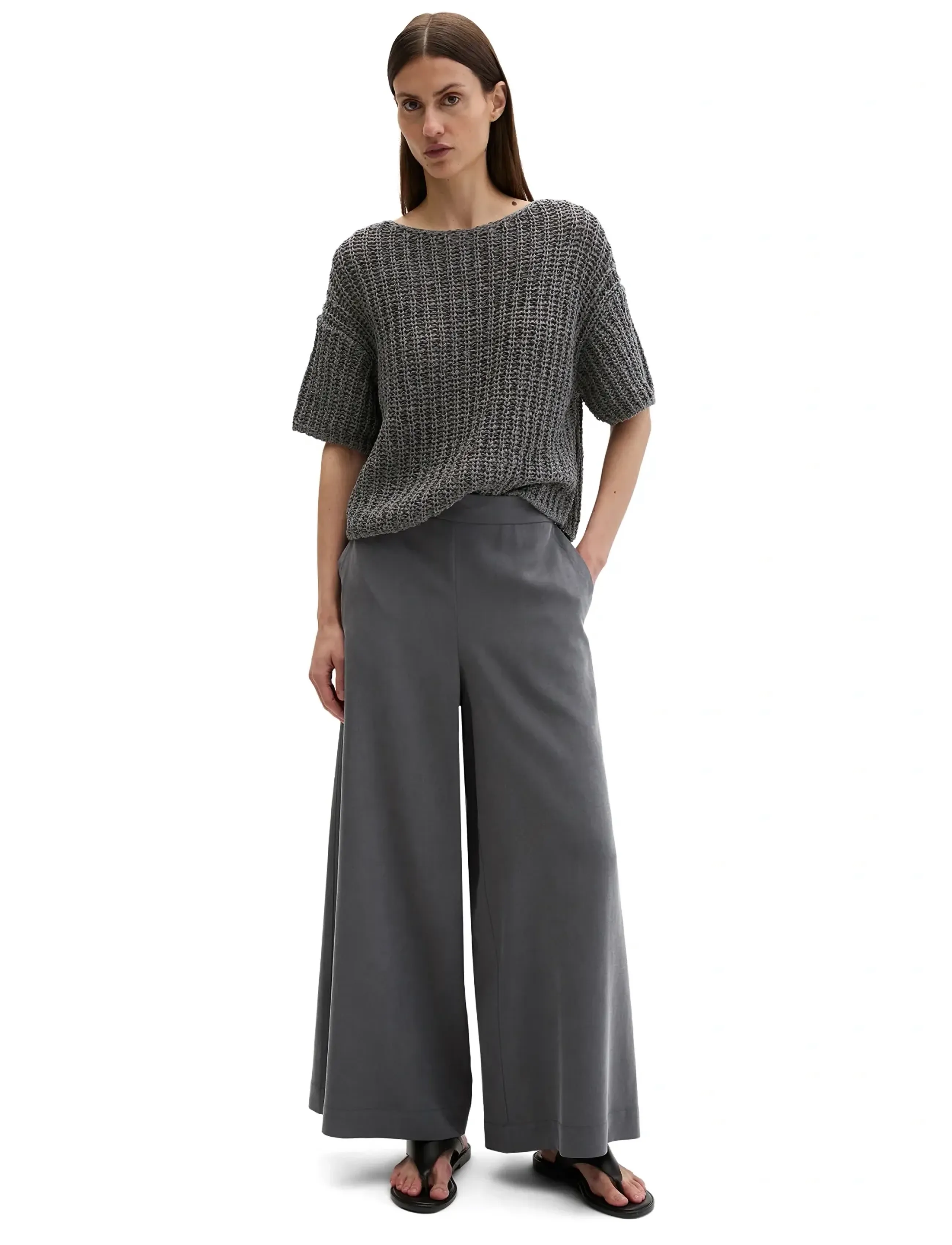 Marc O'Polo - Knit Pullovers Shortsleeve - pullover - oxide grey - 4