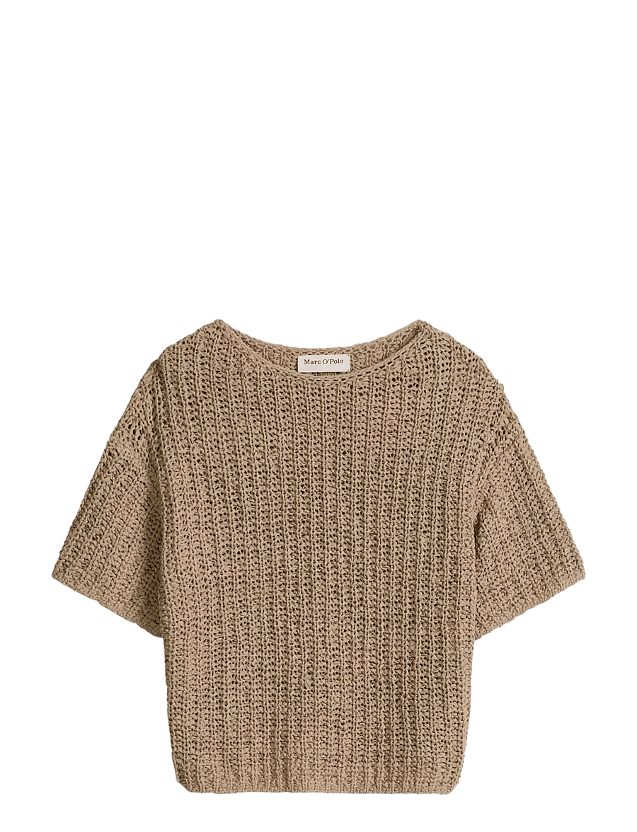 Marc O'Polo - Knit Pullovers Shortsleeve - pullover - sandpaper - 1