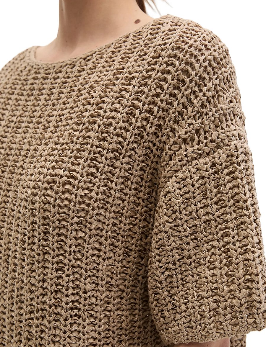 Marc O'Polo - Knit Pullovers Shortsleeve - pullover - sandpaper - 3