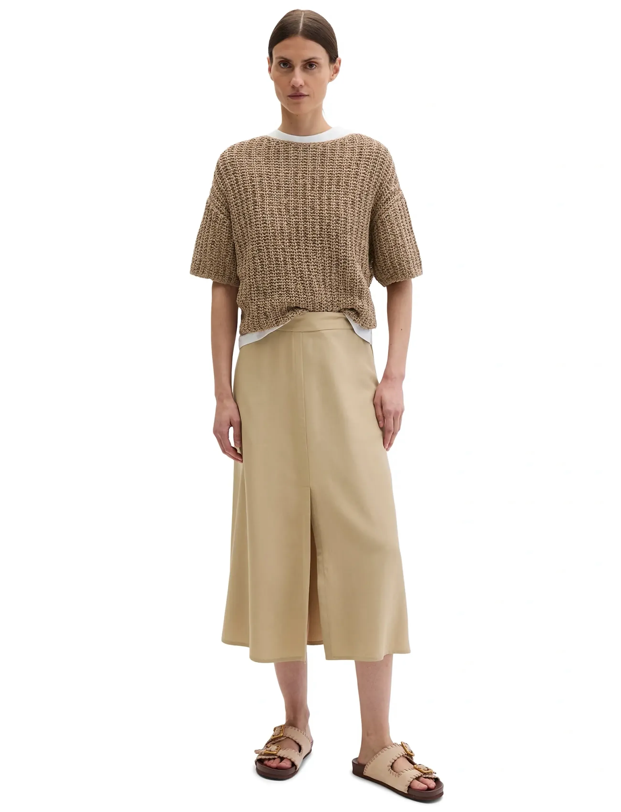 Marc O'Polo - Knit Pullovers Shortsleeve - pullover - sandpaper - 4