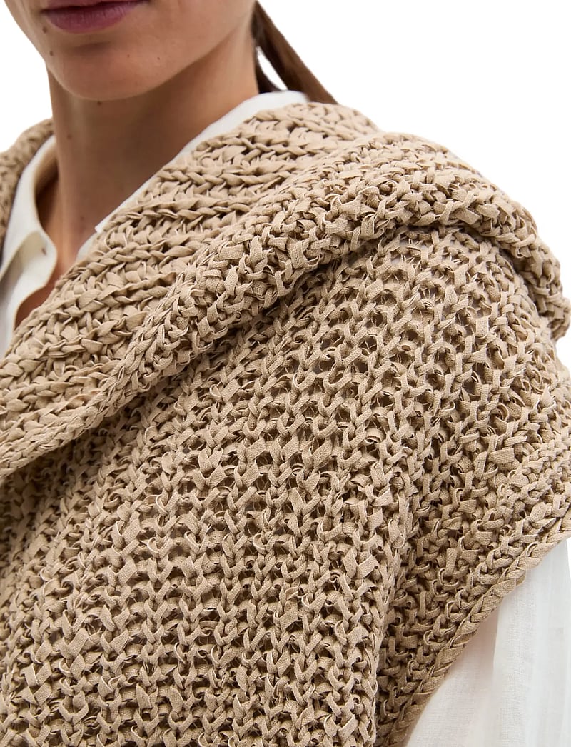 Marc O'Polo - Knit Cardigans Sleeveless - strikveste - sandpaper - 3