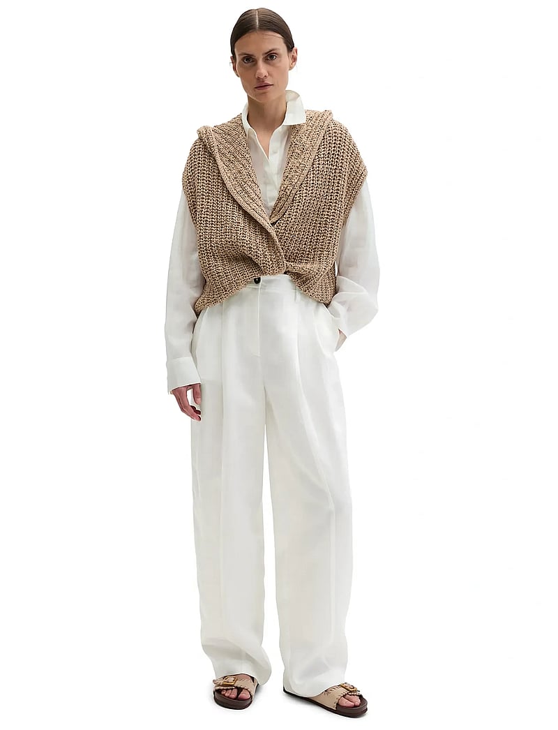 Marc O'Polo - Knit Cardigans Sleeveless - strikveste - sandpaper - 4