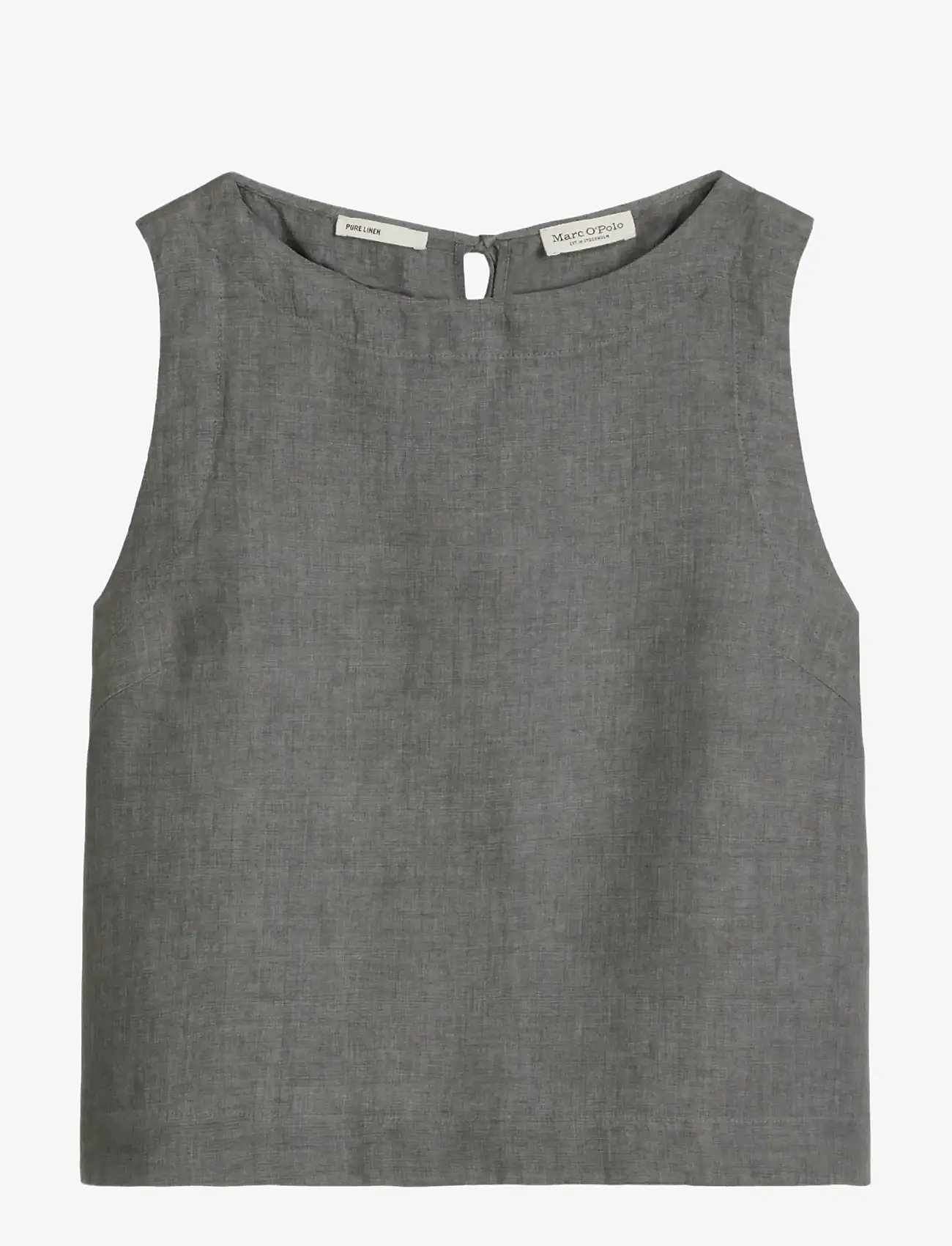 Marc O'Polo - Woven Blouses Sleeveless - Ärmellose blusen - slate grey melange - 1