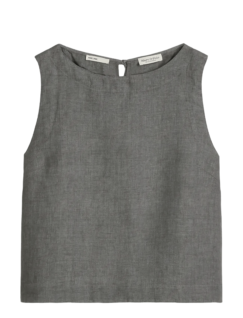 Marc O'Polo - Woven Blouses Sleeveless - Ärmellose blusen - slate grey melange - 1