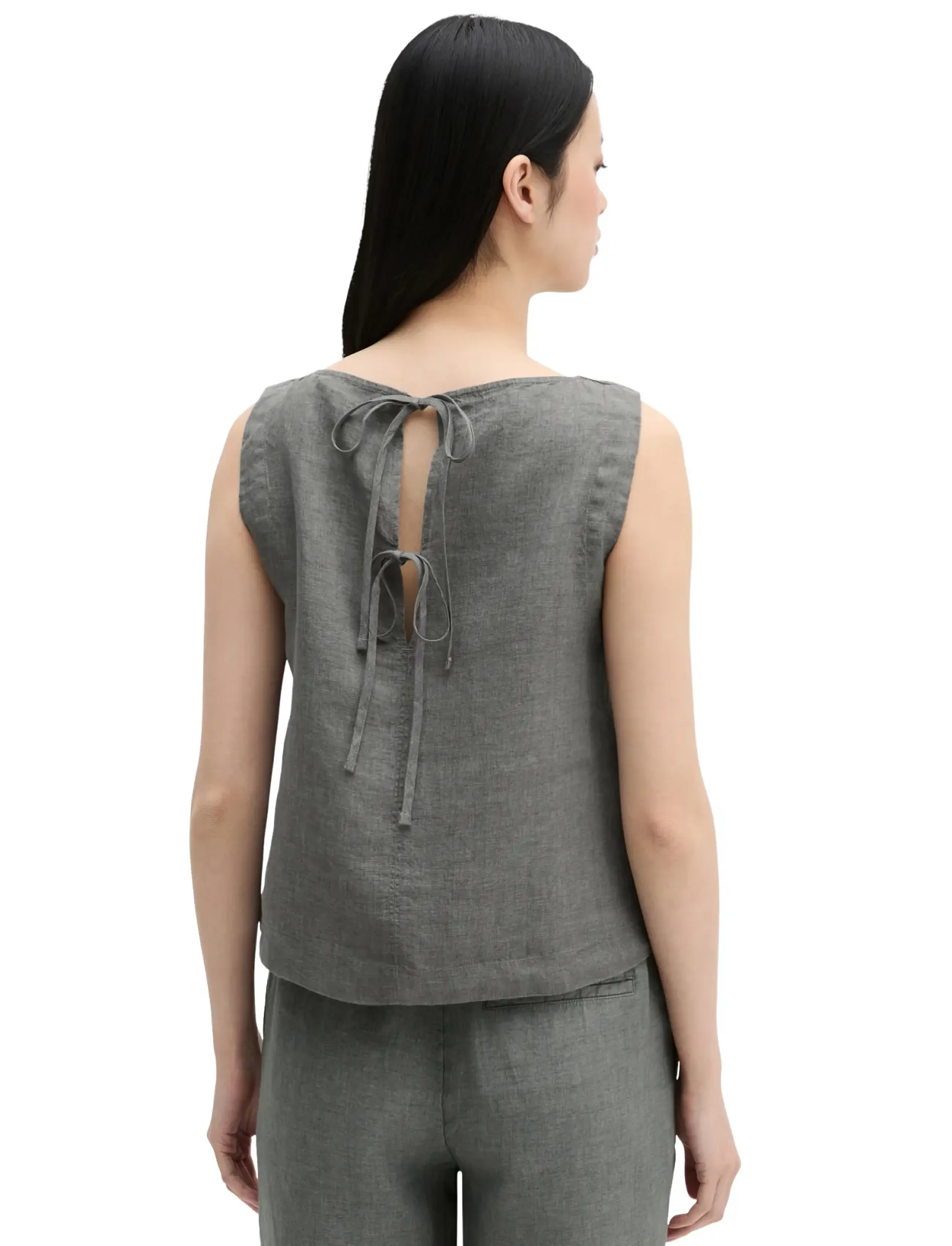Marc O'Polo - Woven Blouses Sleeveless - Ärmlösa blusar - slate grey melange - 2