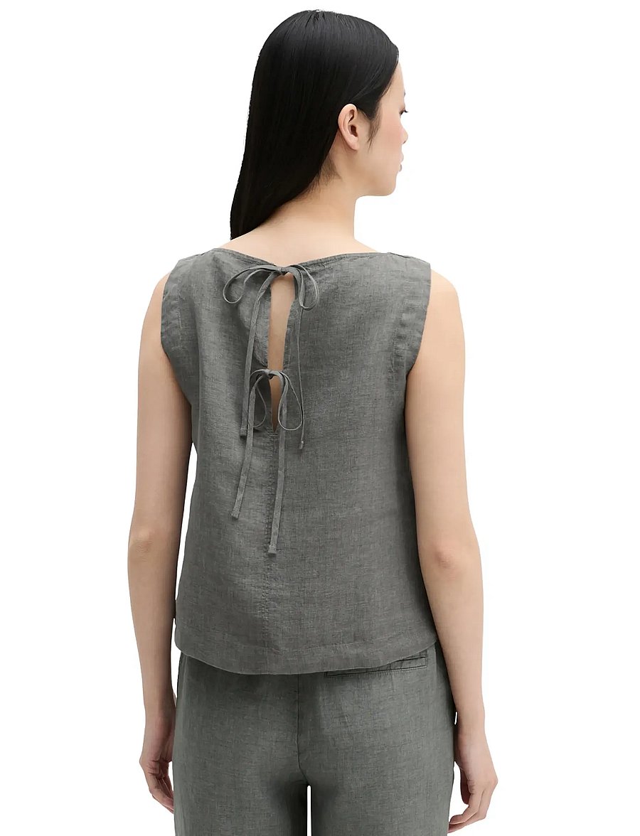 Marc O'Polo - Woven Blouses Sleeveless - Ärmlösa blusar - slate grey melange - 2