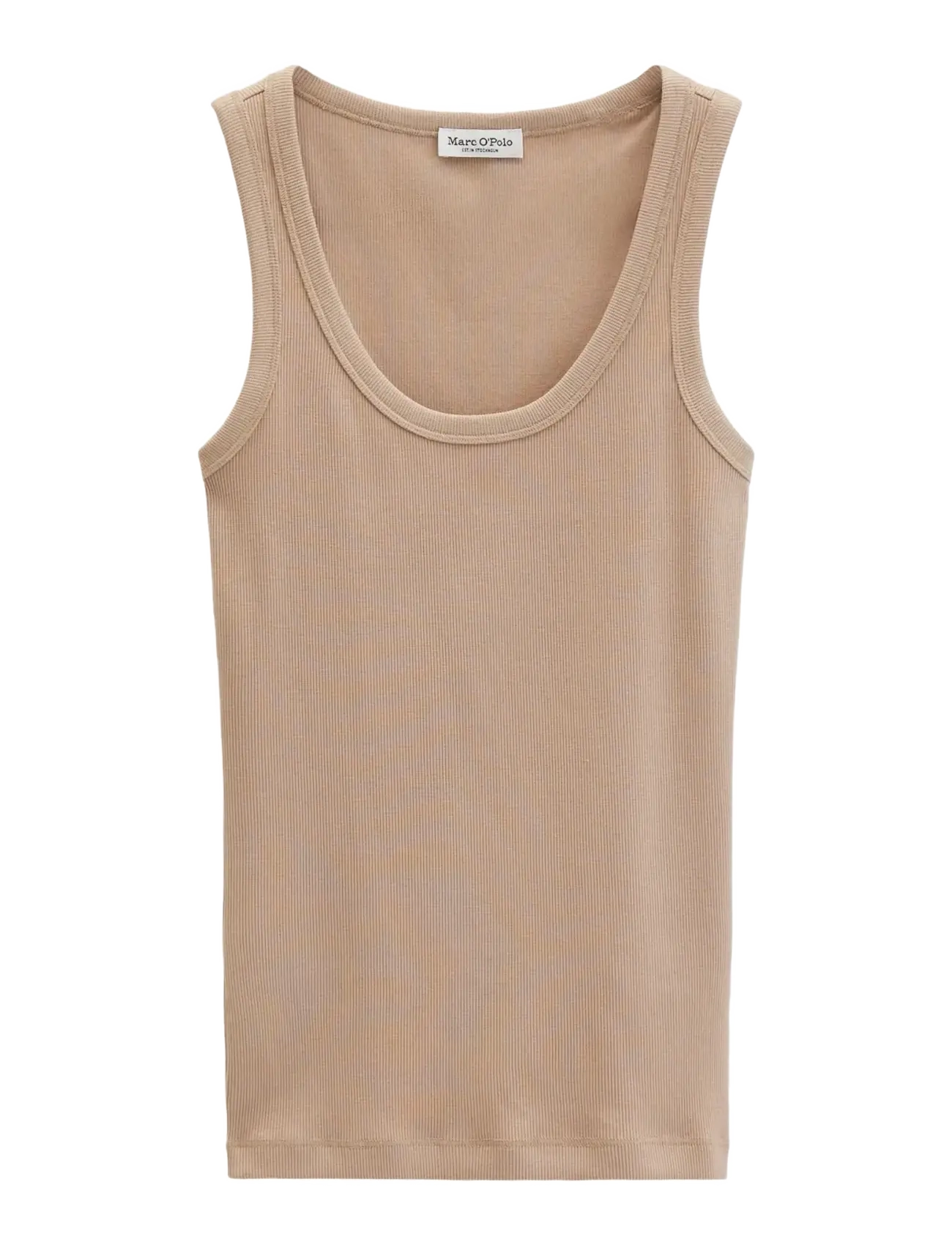 Marc O'Polo Jersey T-Shirts Sleeveless - Marc O'Polo - SANDPAPER / beige