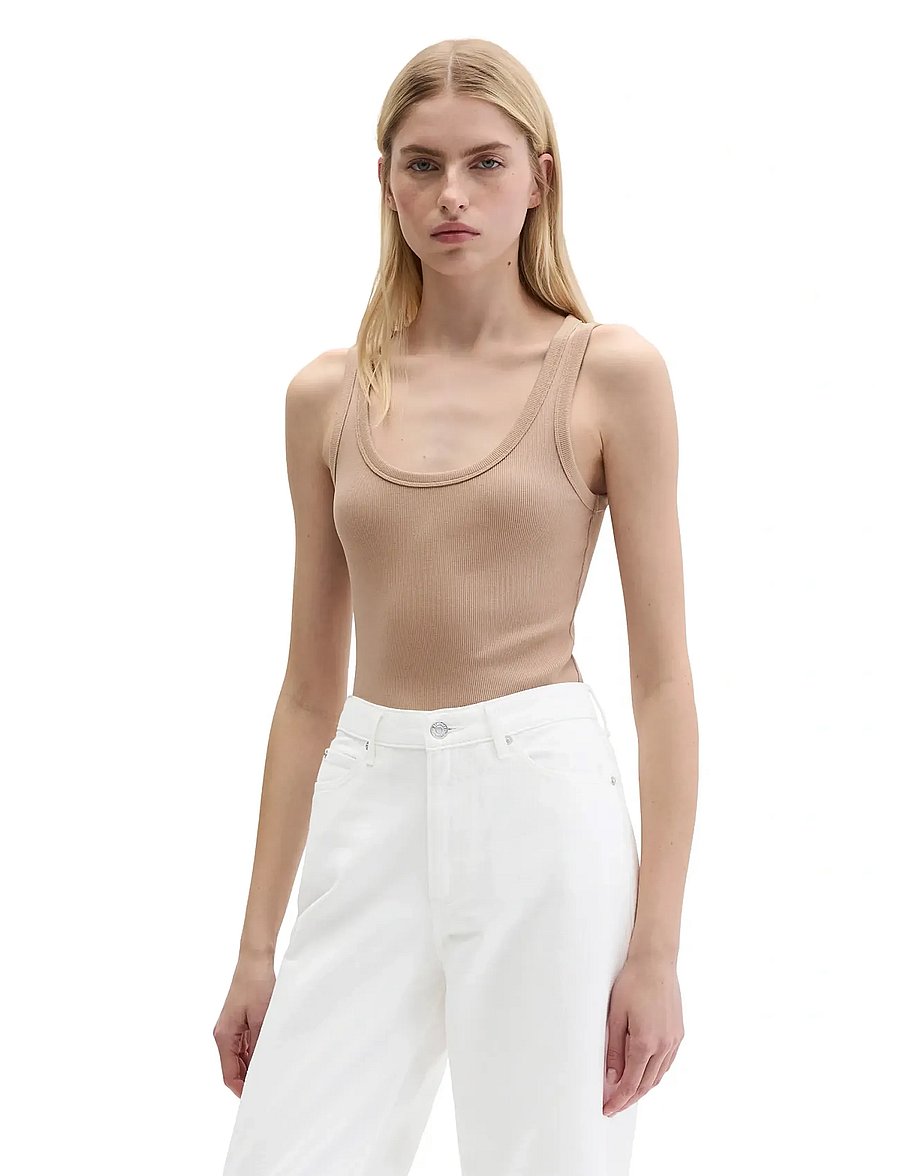 Marc O'Polo - Jersey T-Shirts Sleeveless - strikveste - sandpaper - 0