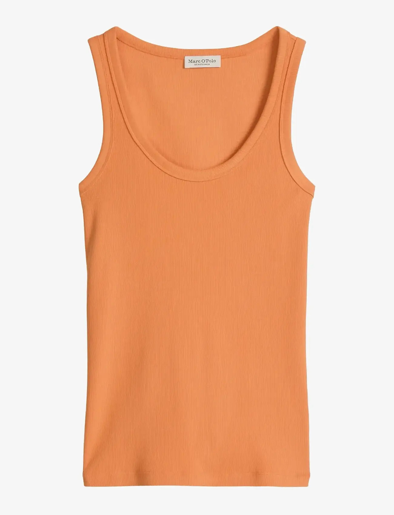 Marc O'Polo - Jersey T-Shirts Sleeveless - strikveste - warm orange - 1