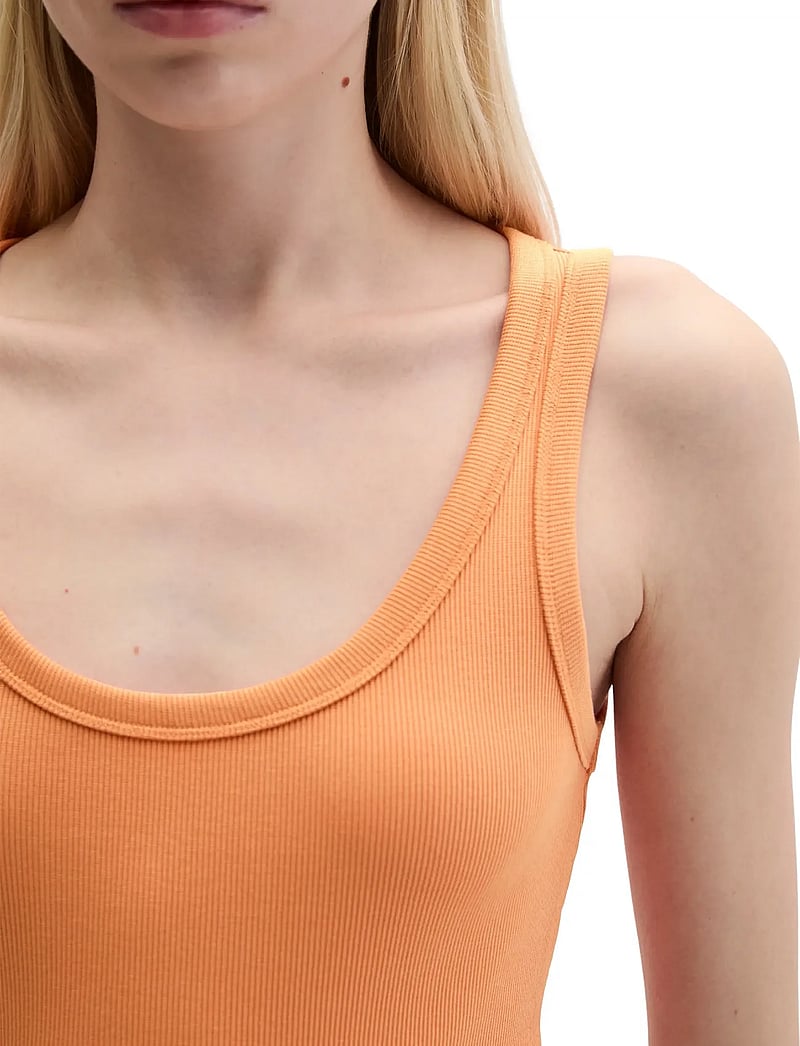 Marc O'Polo - Jersey T-Shirts Sleeveless - strikveste - warm orange - 3
