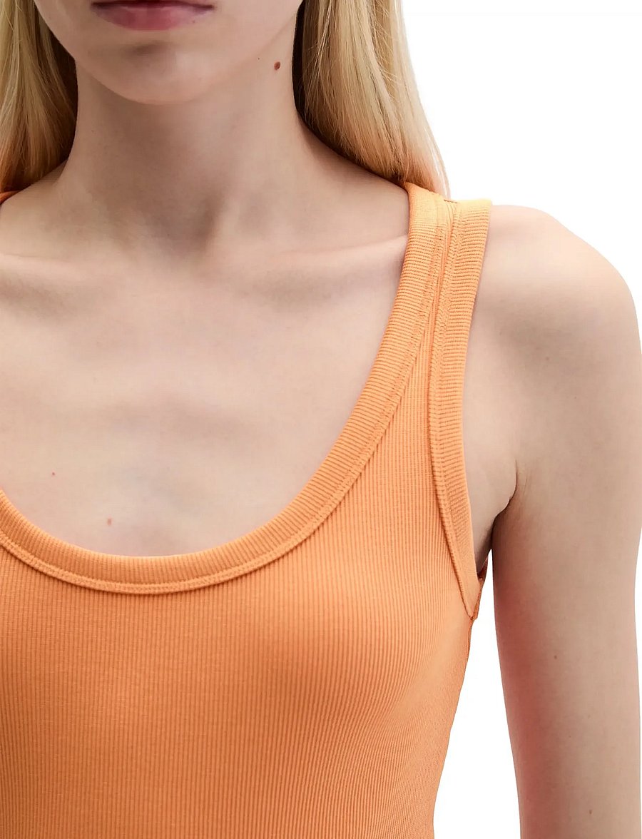 Marc O'Polo - Jersey T-Shirts Sleeveless - kootud vestid - warm orange - 3