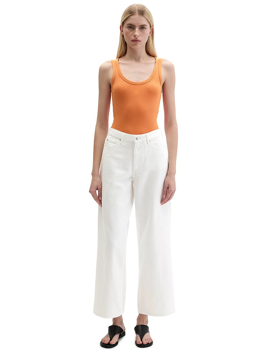 Marc O'Polo - Jersey T-Shirts Sleeveless - kootud vestid - warm orange - 4