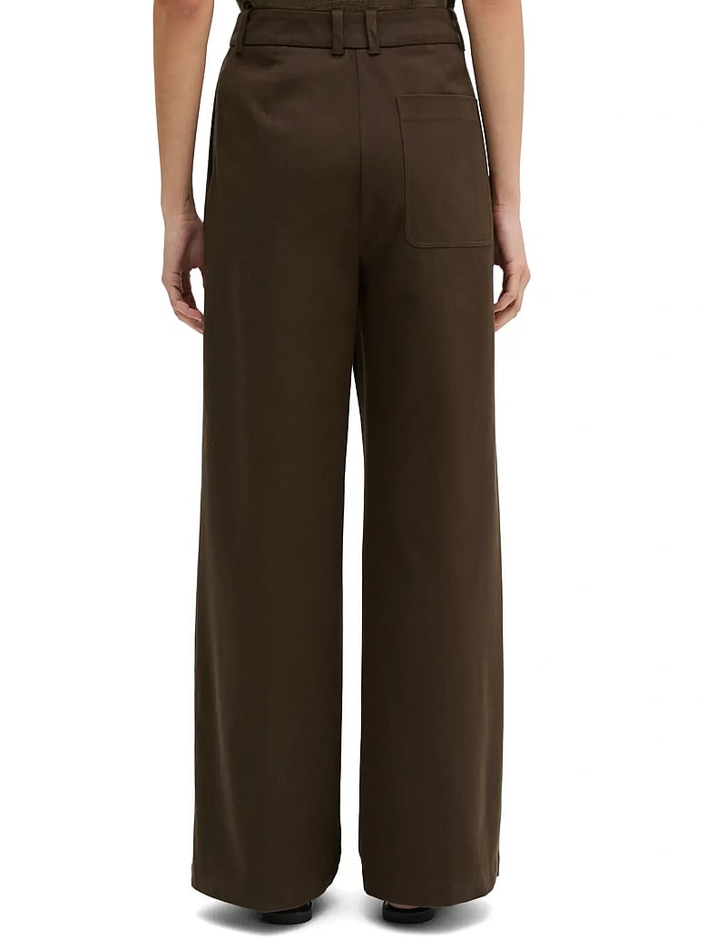 Marc O'Polo - Woven Pants - hosen mit weitem bein - mossy earth - 2