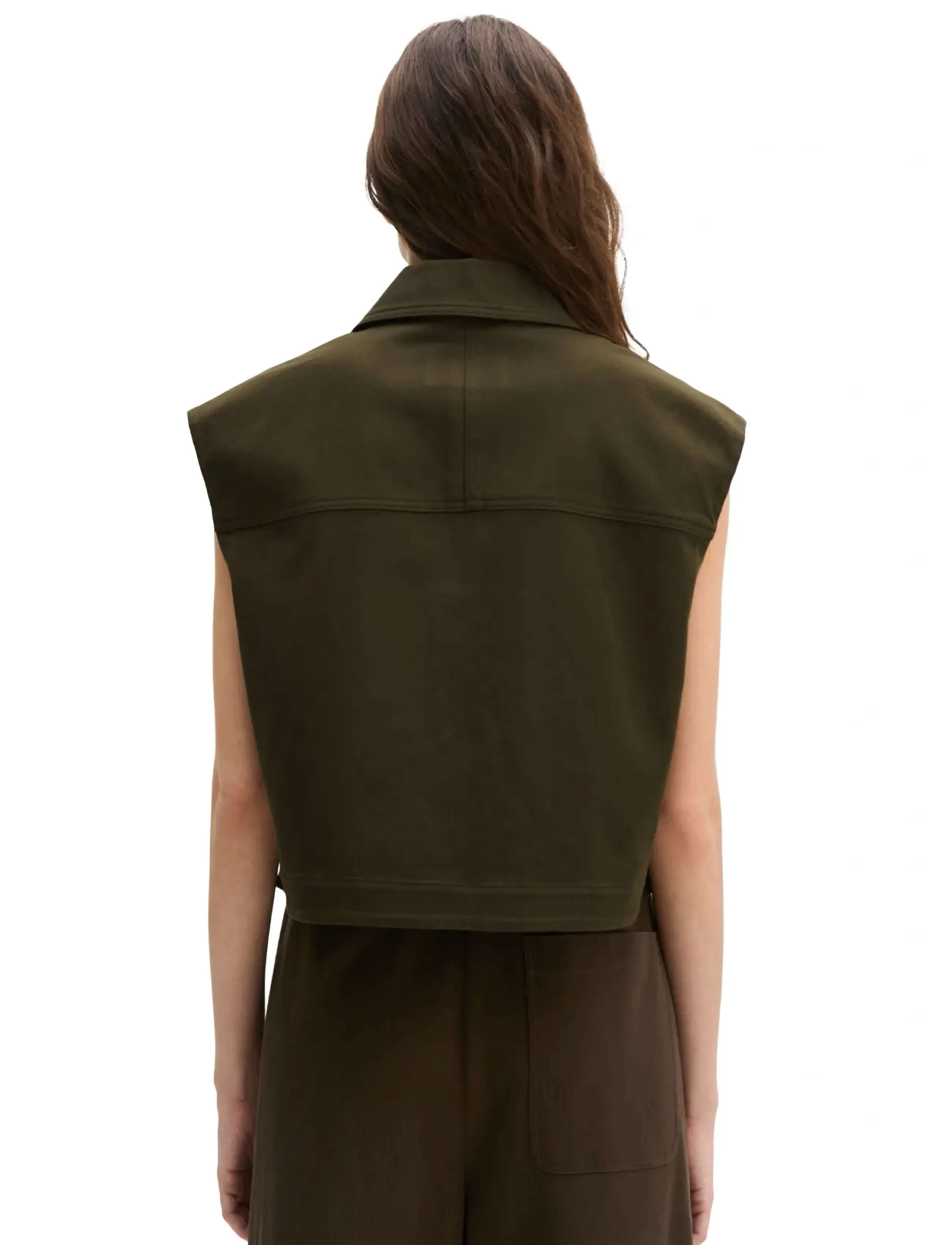 Marc O'Polo - Woven Indoor Vests - denim-westen - mossy earth - 2