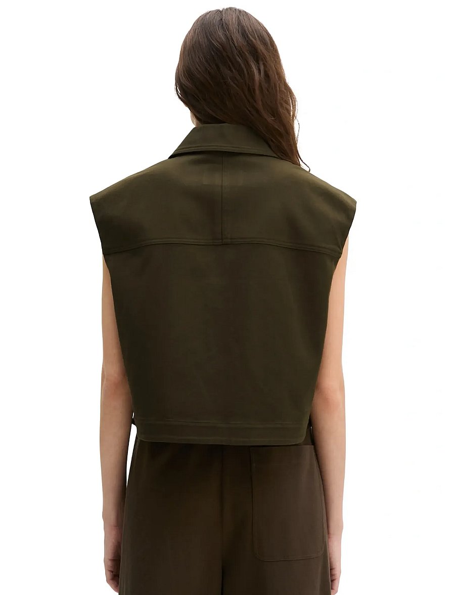 Marc O'Polo - Woven Indoor Vests - denim-westen - mossy earth - 2
