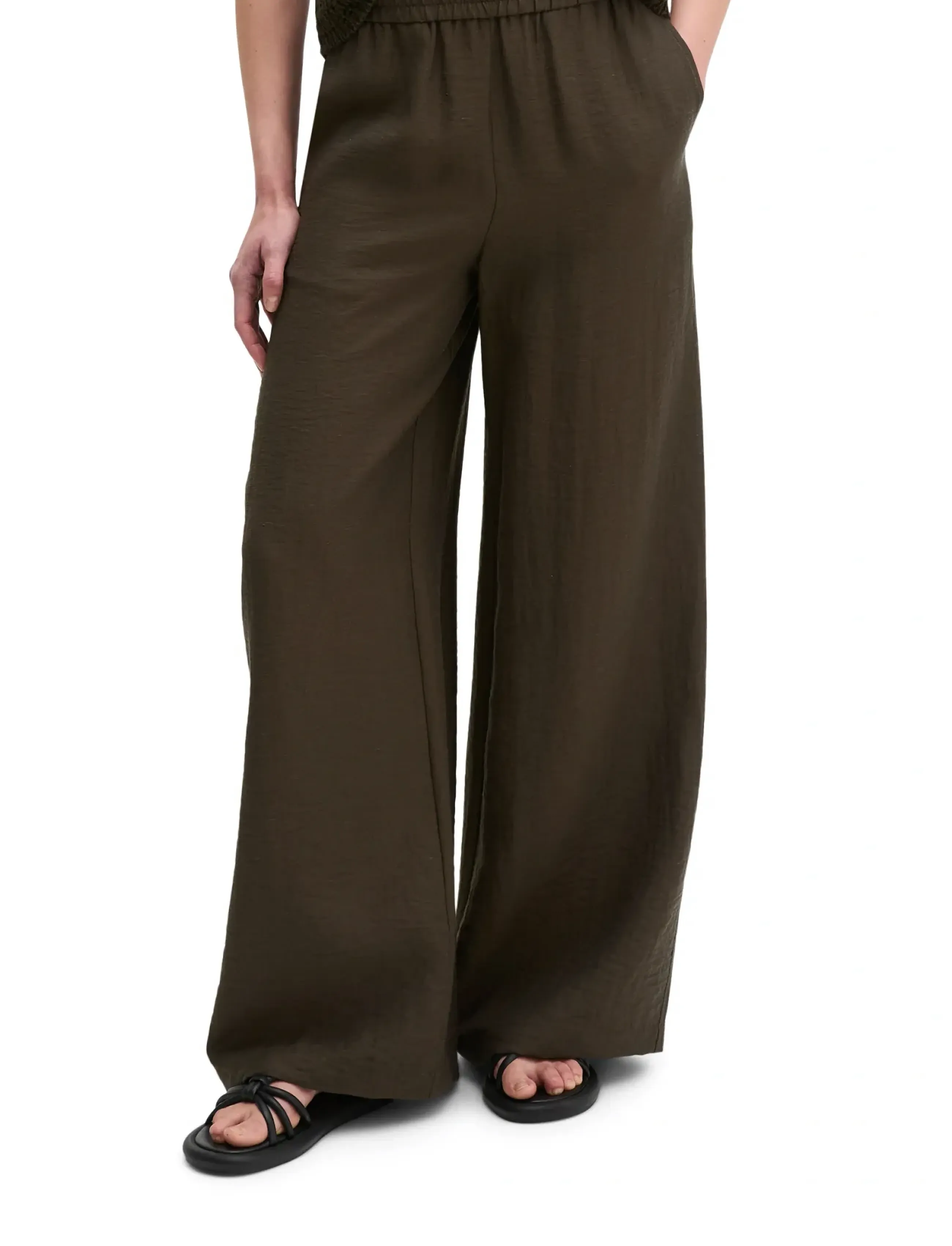 Marc O'Polo Woven Pants, 34, Brown, Bukser > Brede Ben, Dame