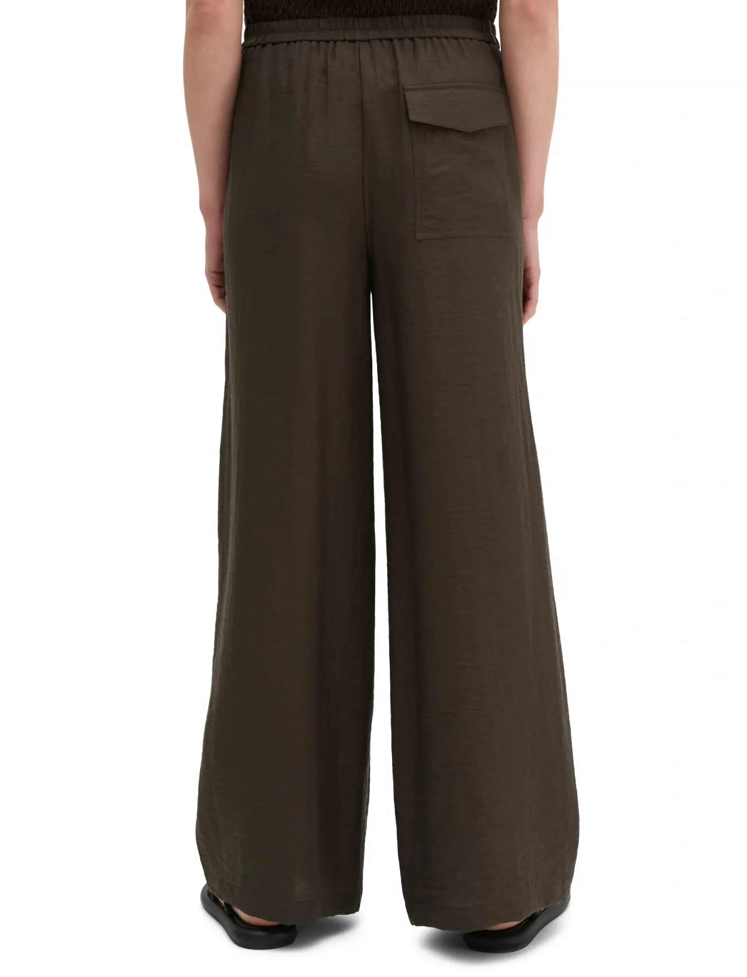 Marc O'Polo - Woven Pants - spodnie szerokie - mossy earth - 2