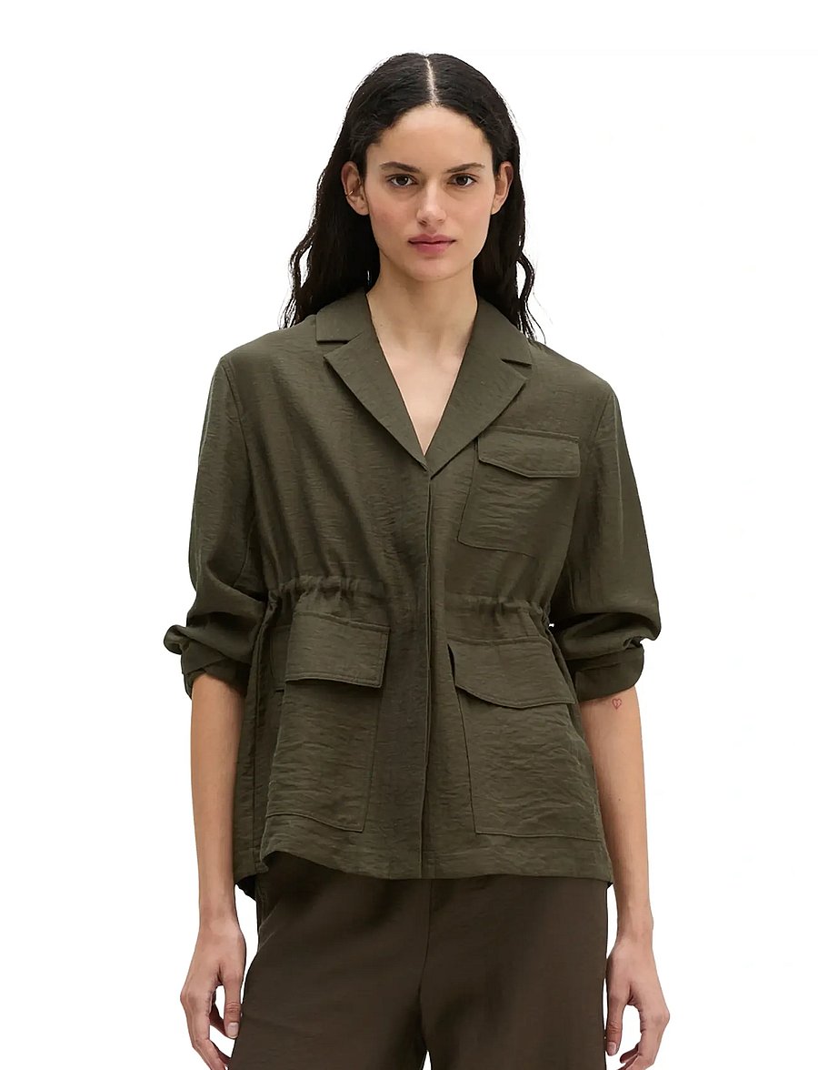 Marc O'Polo - Woven Overshirts - single breasted blazers - mossy earth - 0