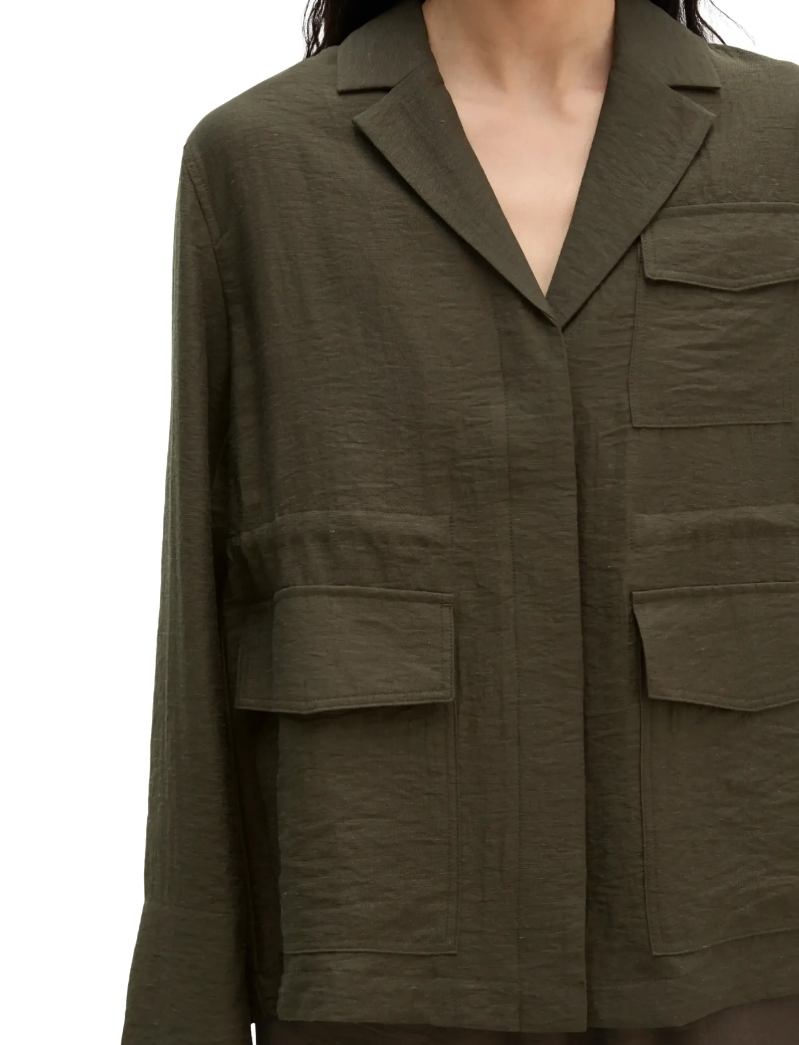 Marc O'Polo - Woven Overshirts - single breasted blazers - mossy earth - 3