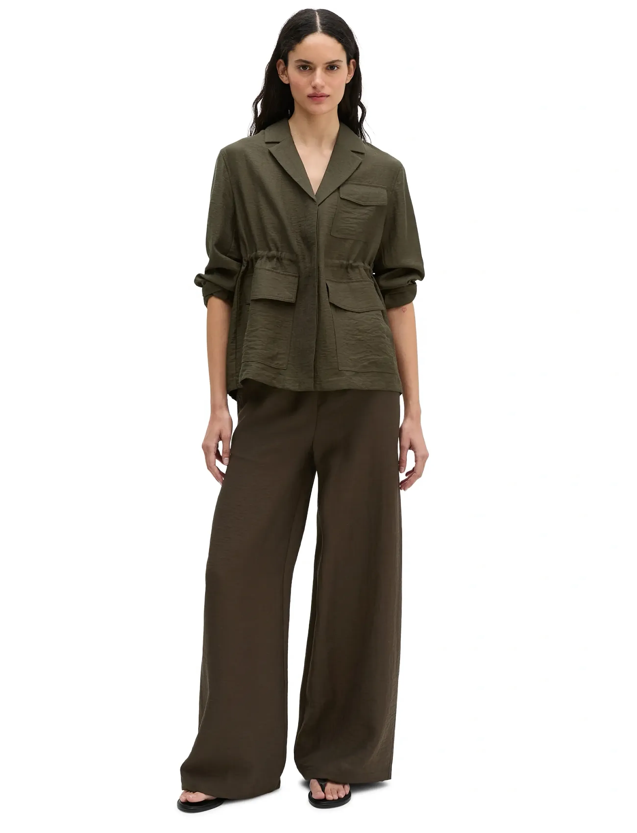 Marc O'Polo - Woven Overshirts - single breasted blazers - mossy earth - 4