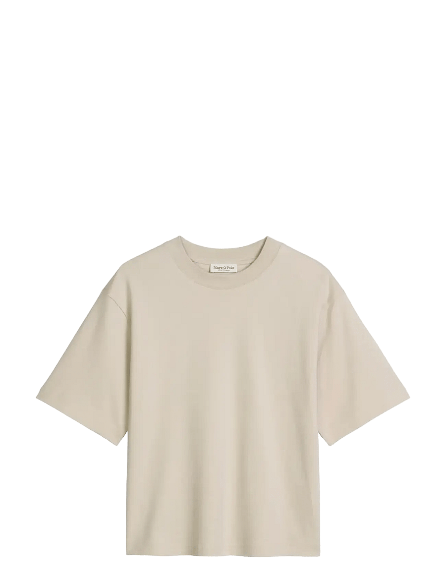 Marc O'Polo - Jersey T-Shirts Shortsleeve - t-shirts - linen beige - 1