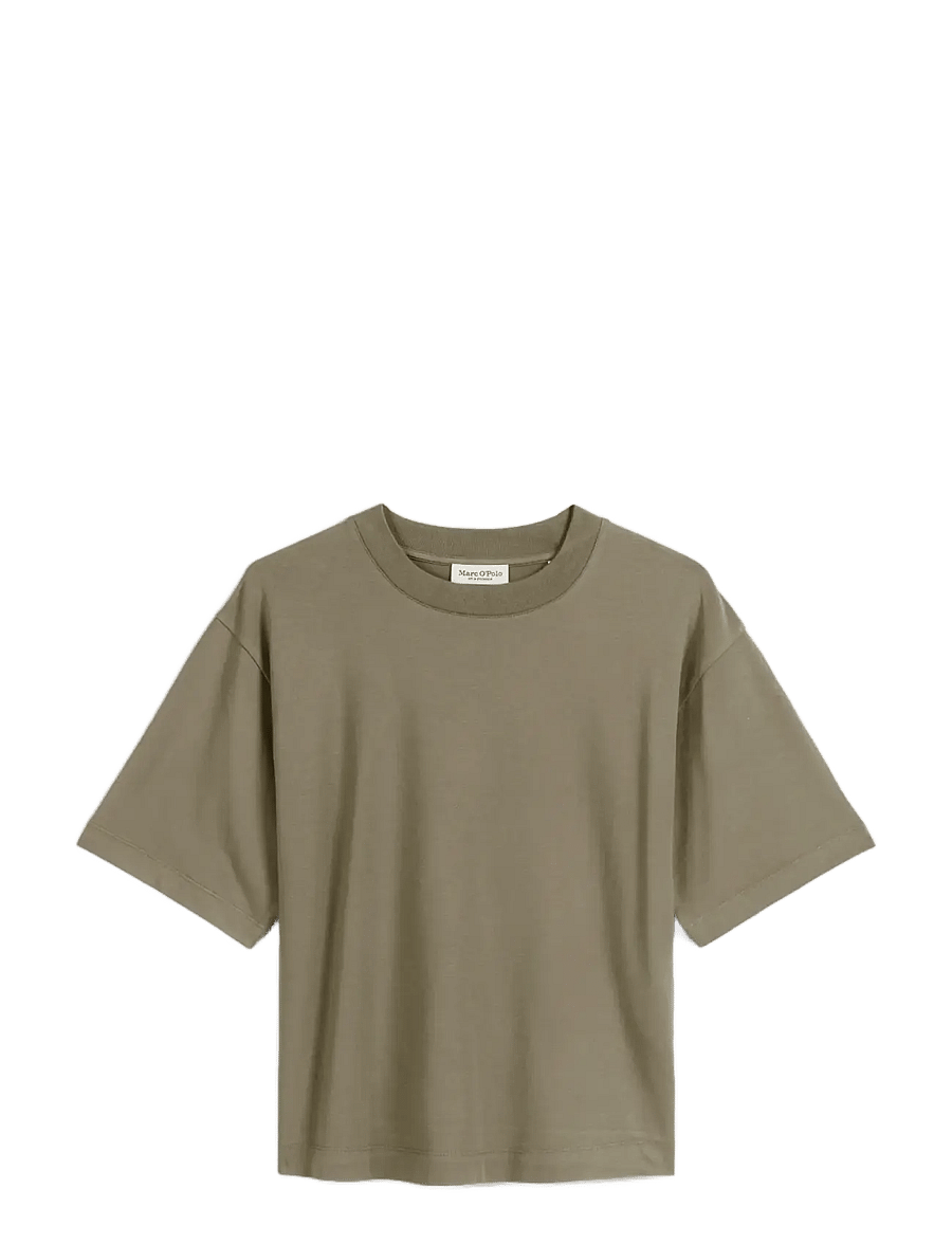 Marc O'Polo - Jersey T-Shirts Shortsleeve - t-shirts - pure sage - 1