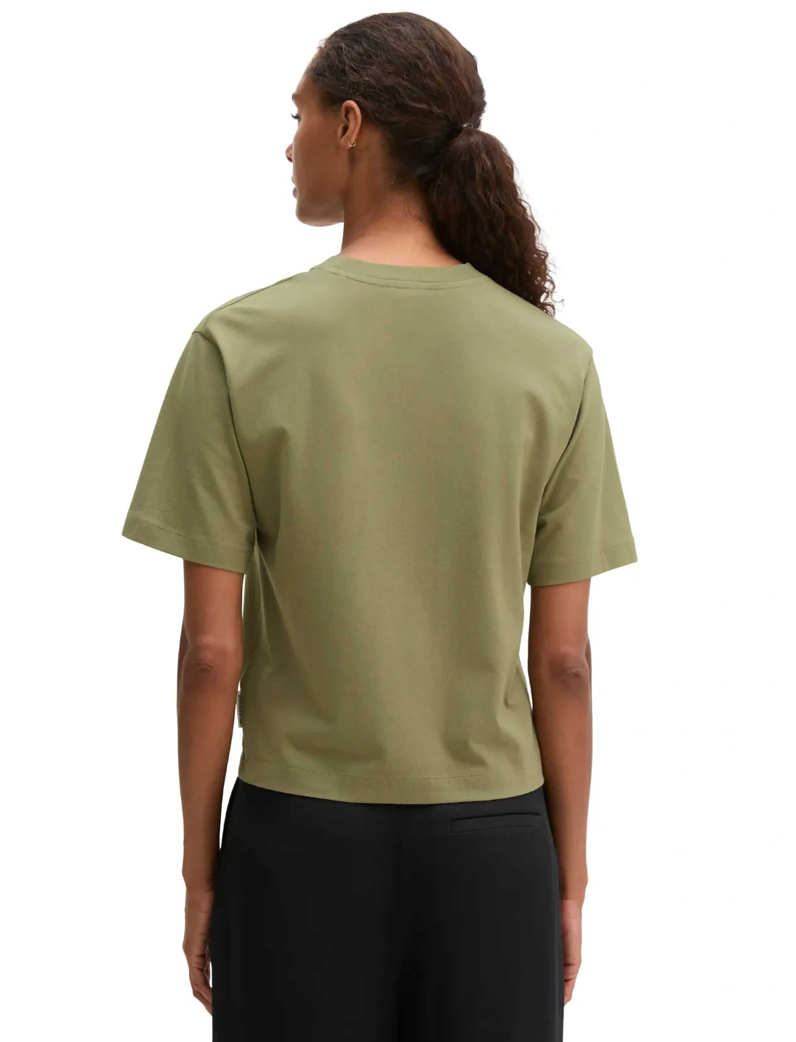 Marc O'Polo - Jersey T-Shirts Shortsleeve - t-shirty - pure sage - 2