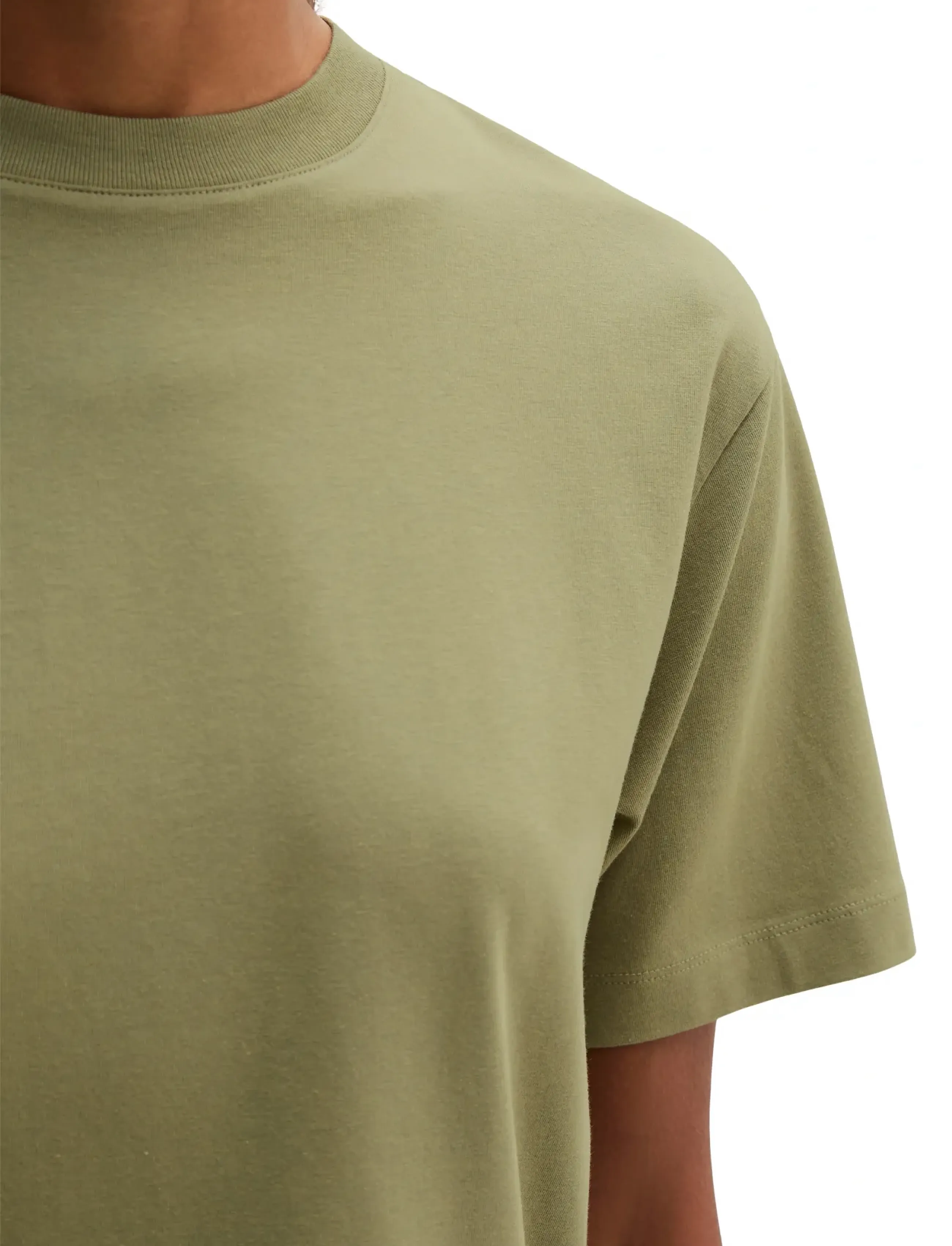 Marc O'Polo - Jersey T-Shirts Shortsleeve - t-shirty - pure sage - 3