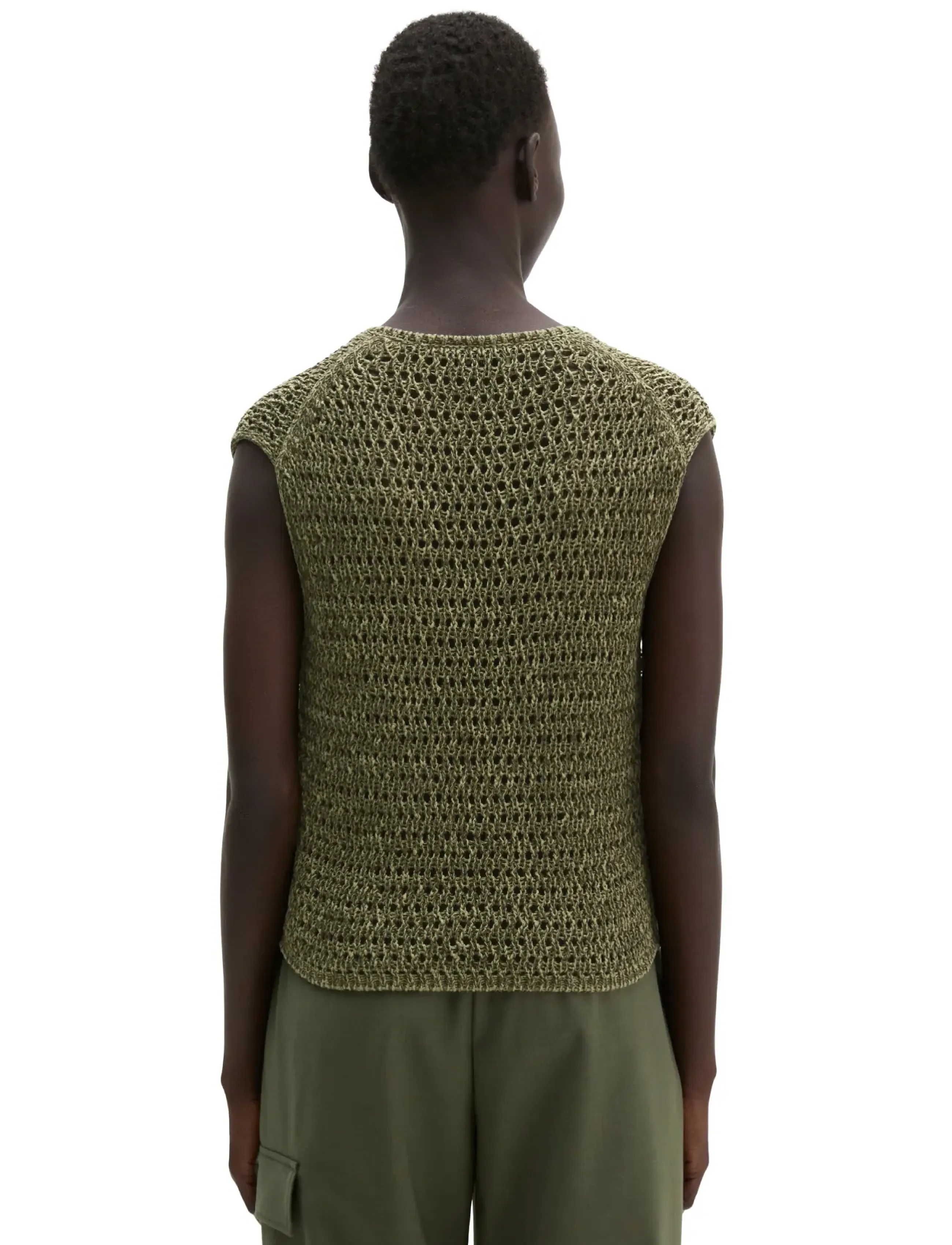 Marc O'Polo - Knit Pullovers Sleeveless - medium green_multi_01 - 2