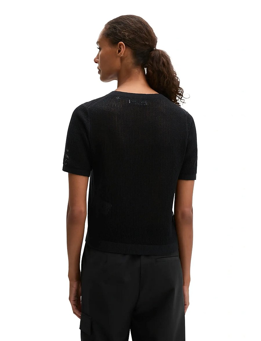 Marc O'Polo - Knit Pullovers Shortsleeve - pullover - black - 2