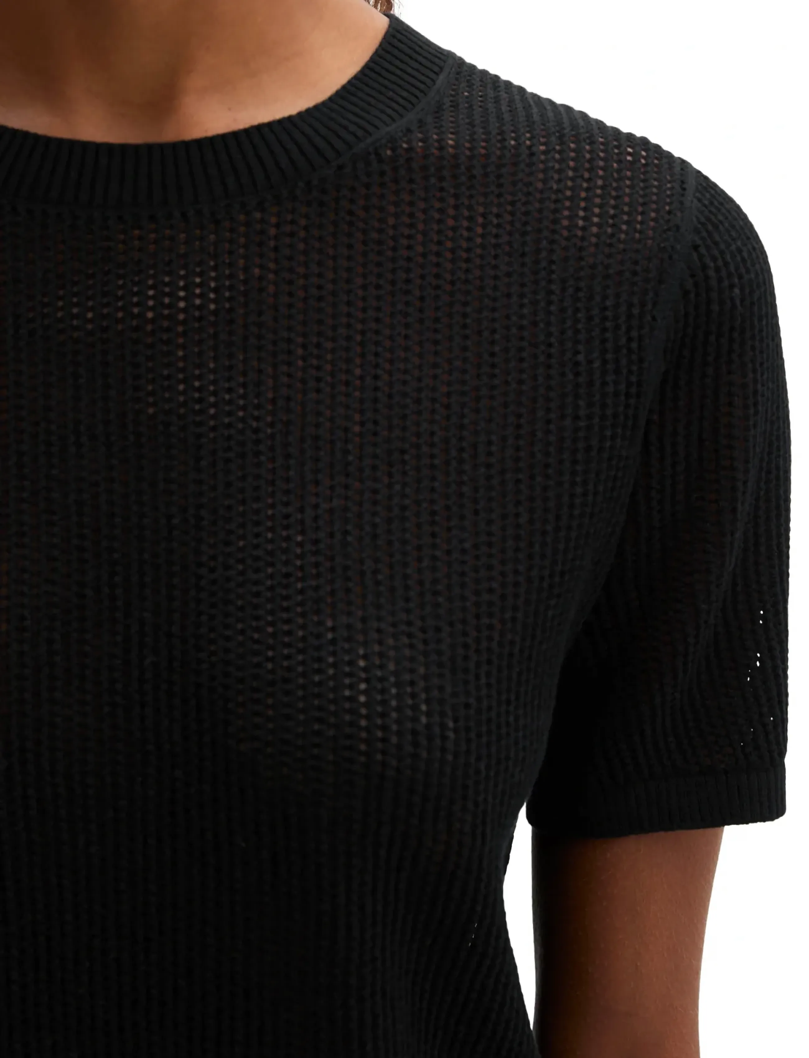 Marc O'Polo - Knit Pullovers Shortsleeve - pullover - black - 3