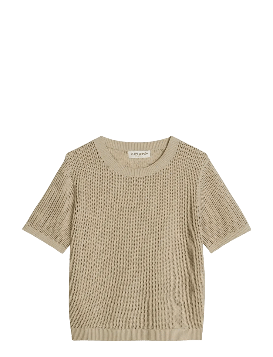 Marc O'Polo - Knit Pullovers Shortsleeve - pullover - linen beige - 1