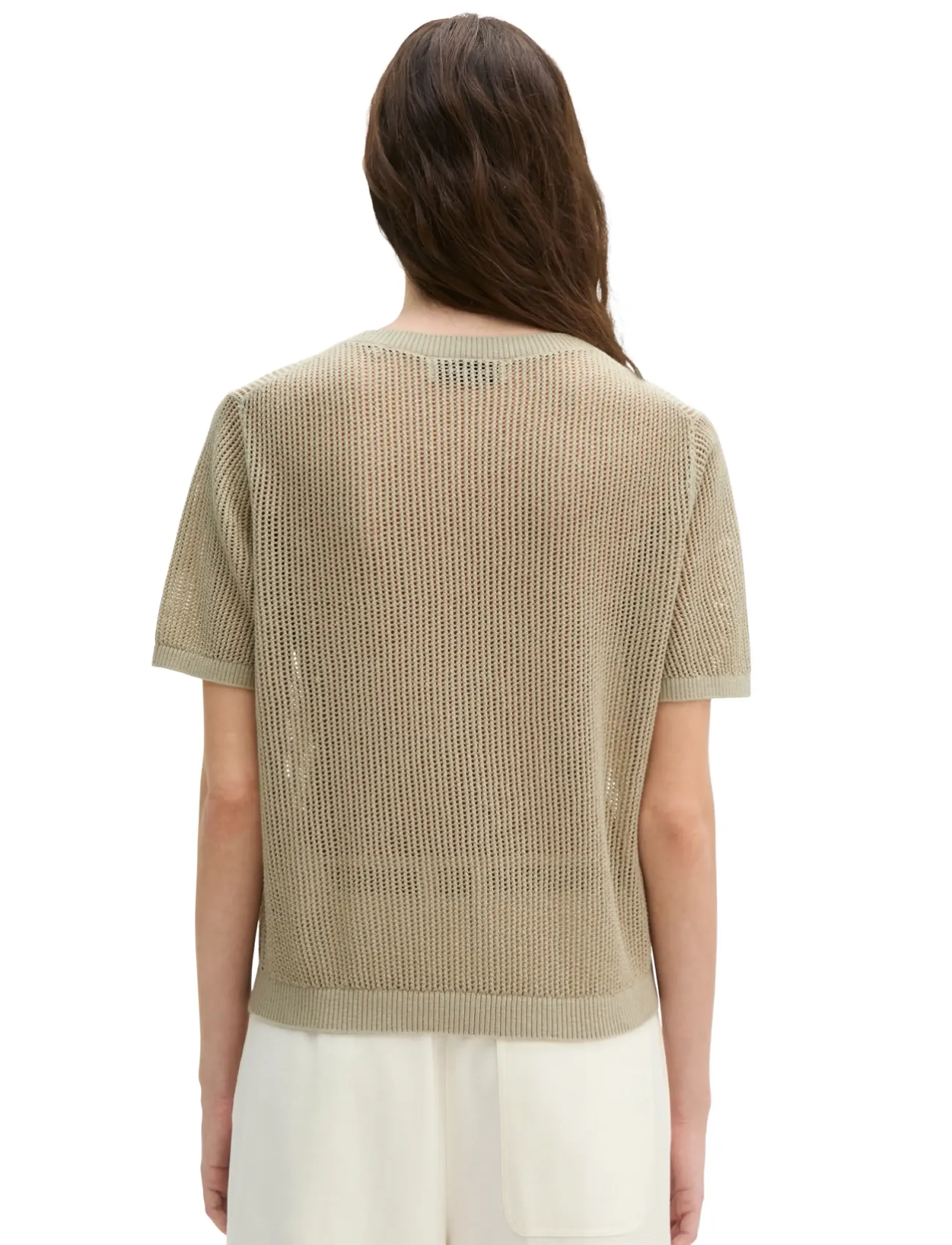 Marc O'Polo - Knit Pullovers Shortsleeve - pullover - linen beige - 2