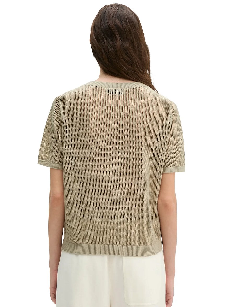 Marc O'Polo - Knit Pullovers Shortsleeve - pullover - linen beige - 2