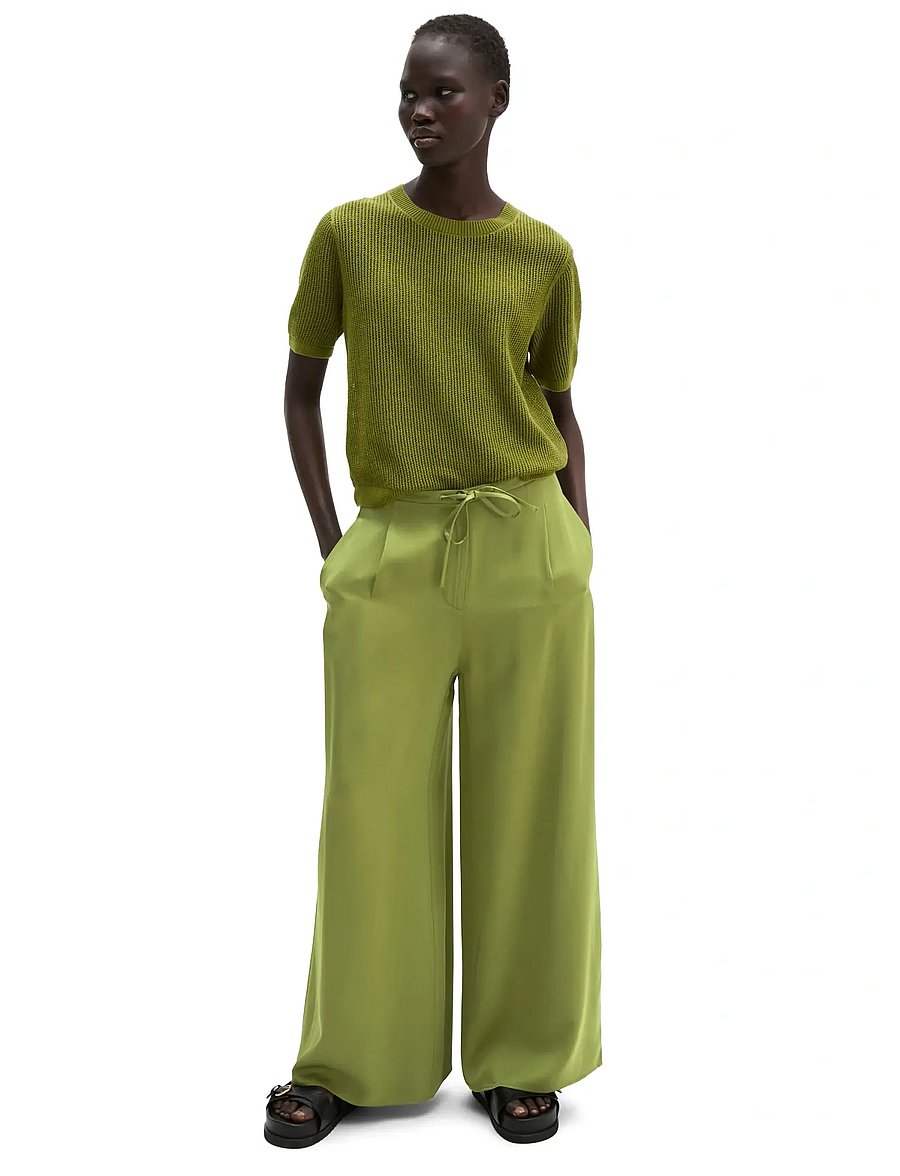 Marc O'Polo - Knit Pullovers Shortsleeve - striktrøjer - shaded fern - 4